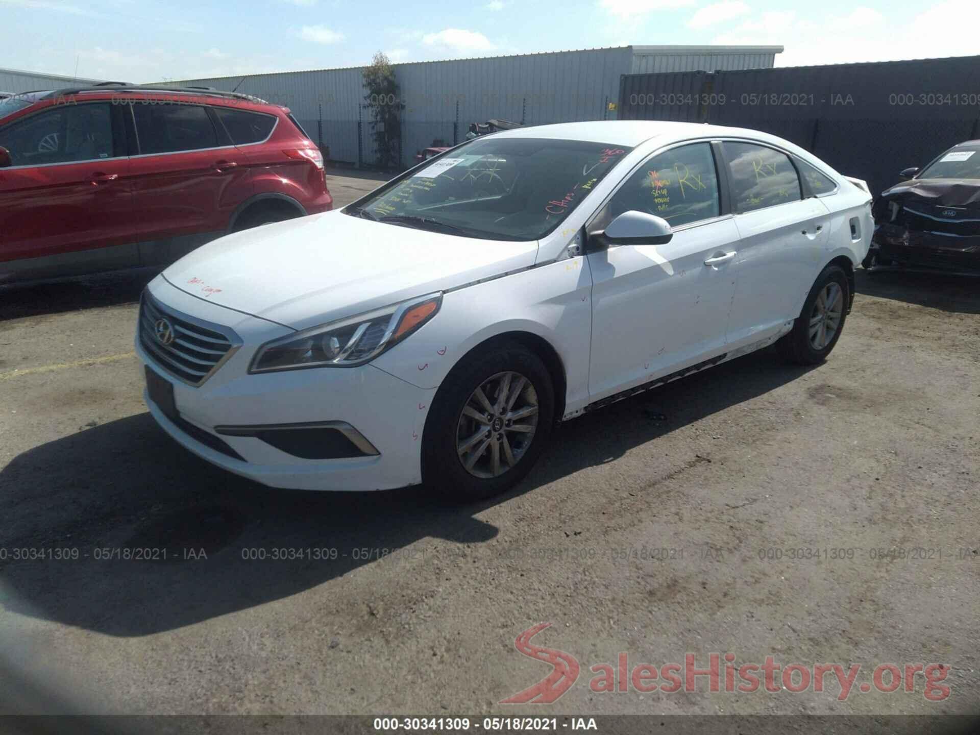 5NPE24AF0GH372946 2016 HYUNDAI SONATA