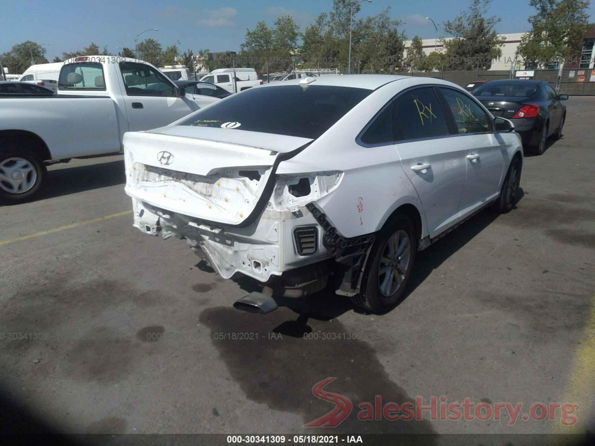 5NPE24AF0GH372946 2016 HYUNDAI SONATA