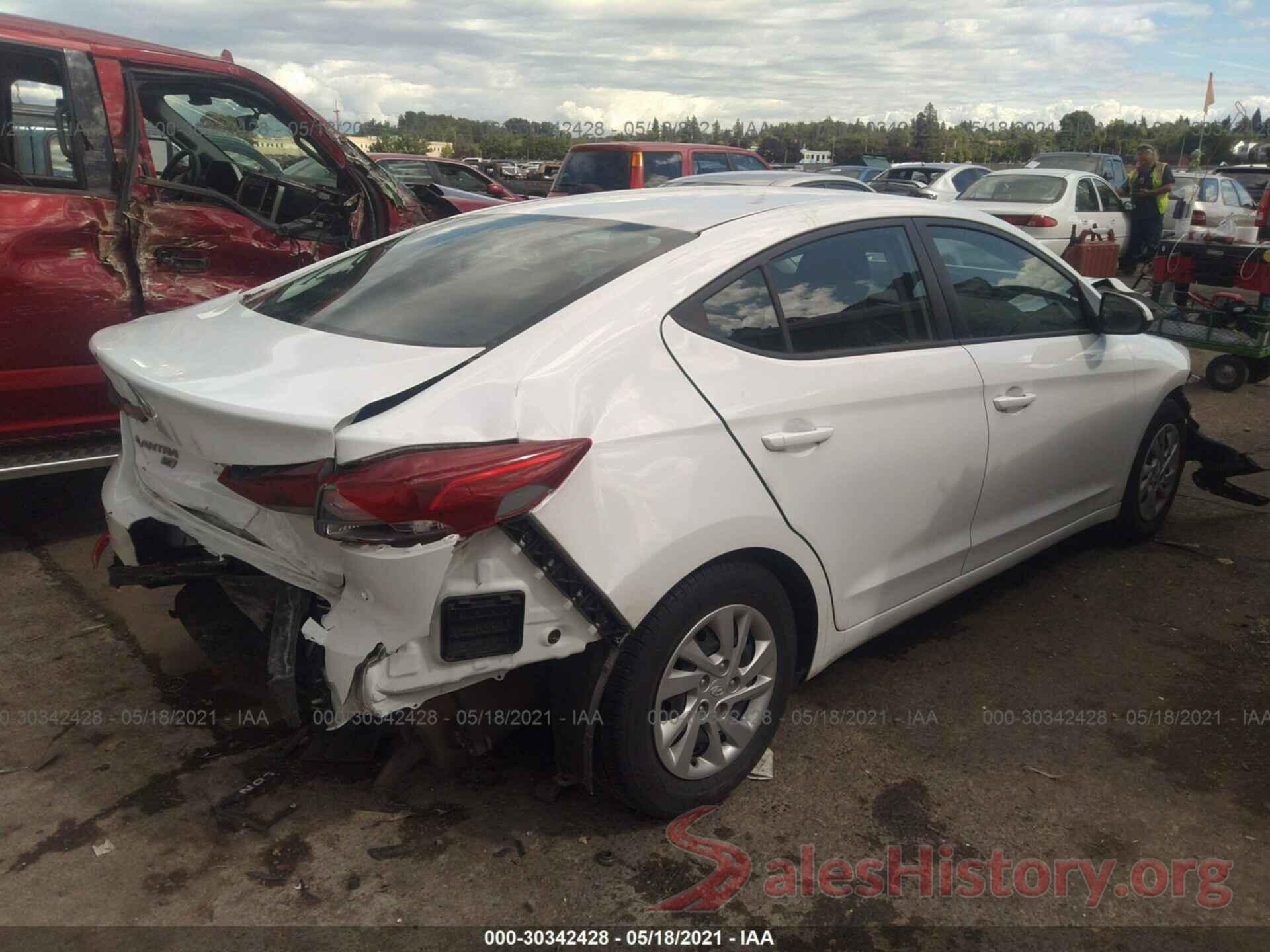 5NPD74LF8JH262311 2018 HYUNDAI ELANTRA