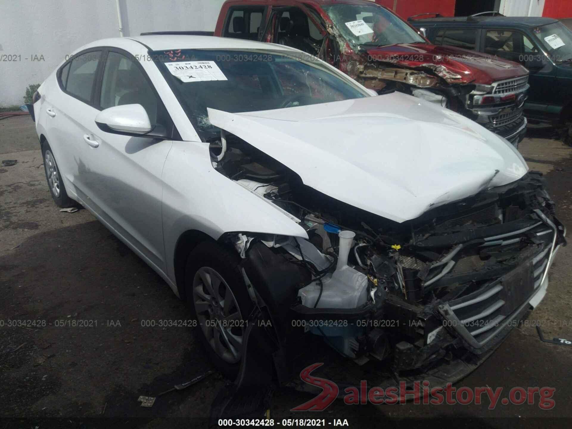 5NPD74LF8JH262311 2018 HYUNDAI ELANTRA