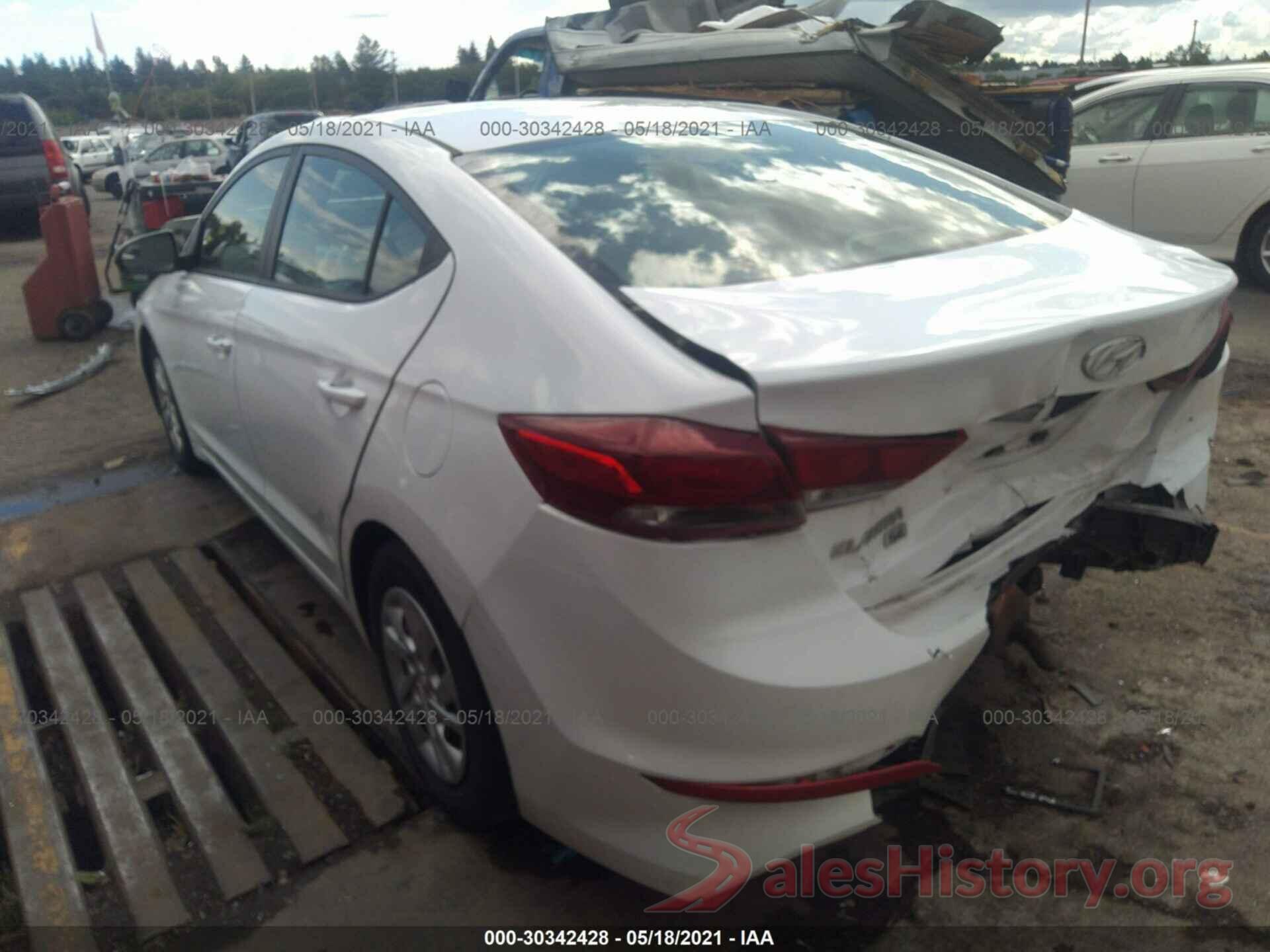 5NPD74LF8JH262311 2018 HYUNDAI ELANTRA