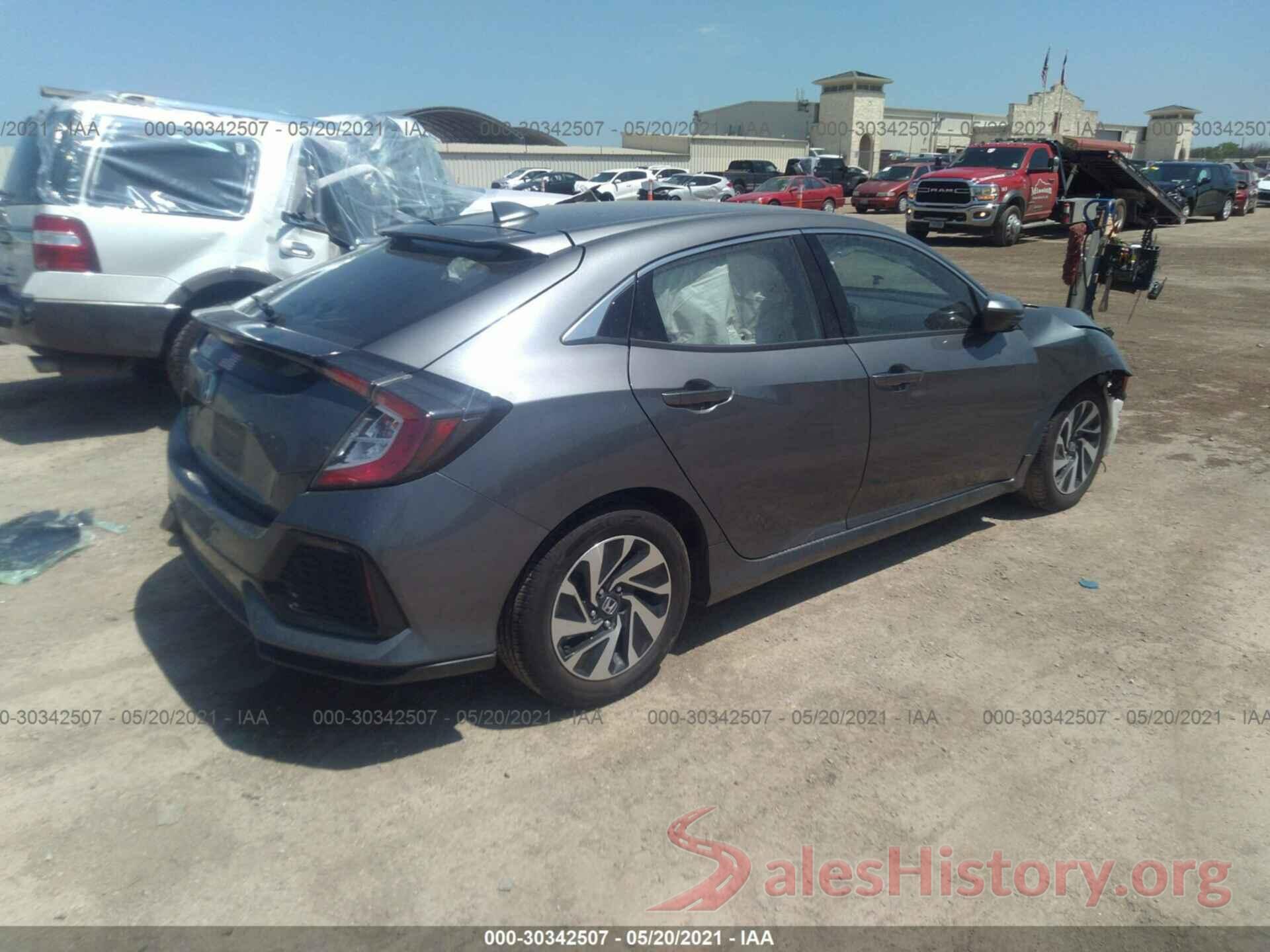 SHHFK7H26HU219396 2017 HONDA CIVIC HATCHBACK