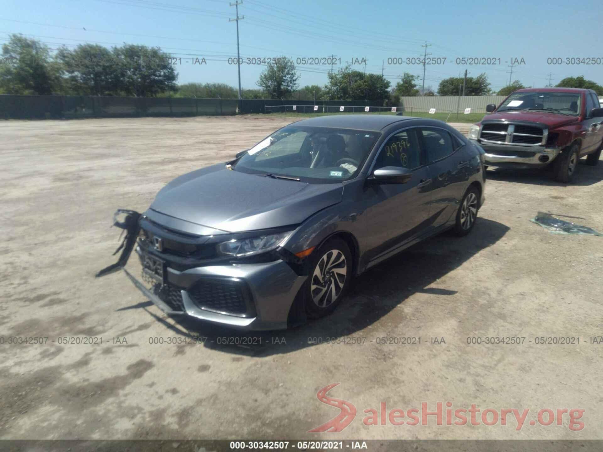 SHHFK7H26HU219396 2017 HONDA CIVIC HATCHBACK