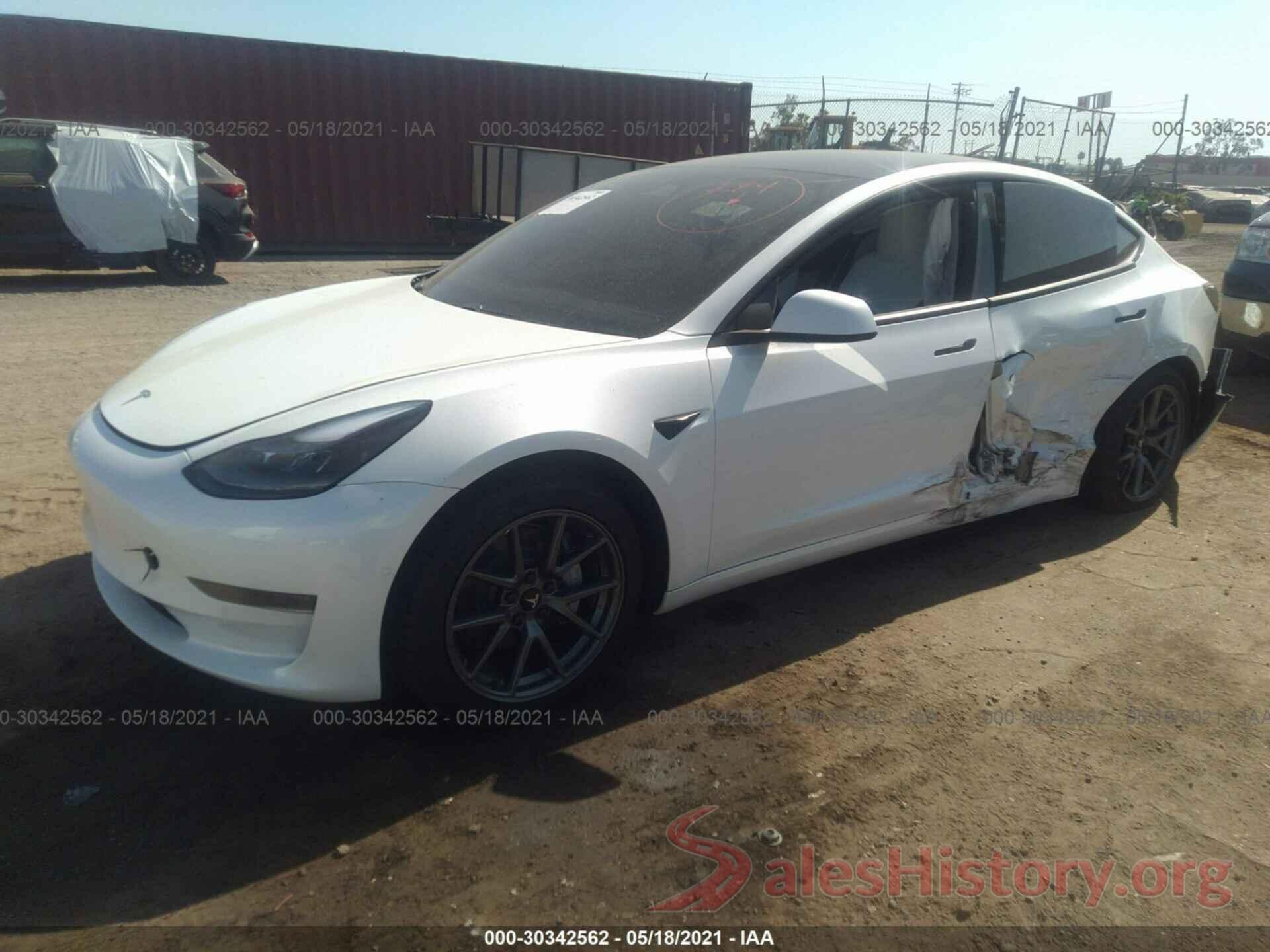 5YJ3E1EA4MF928858 2021 TESLA MODEL 3