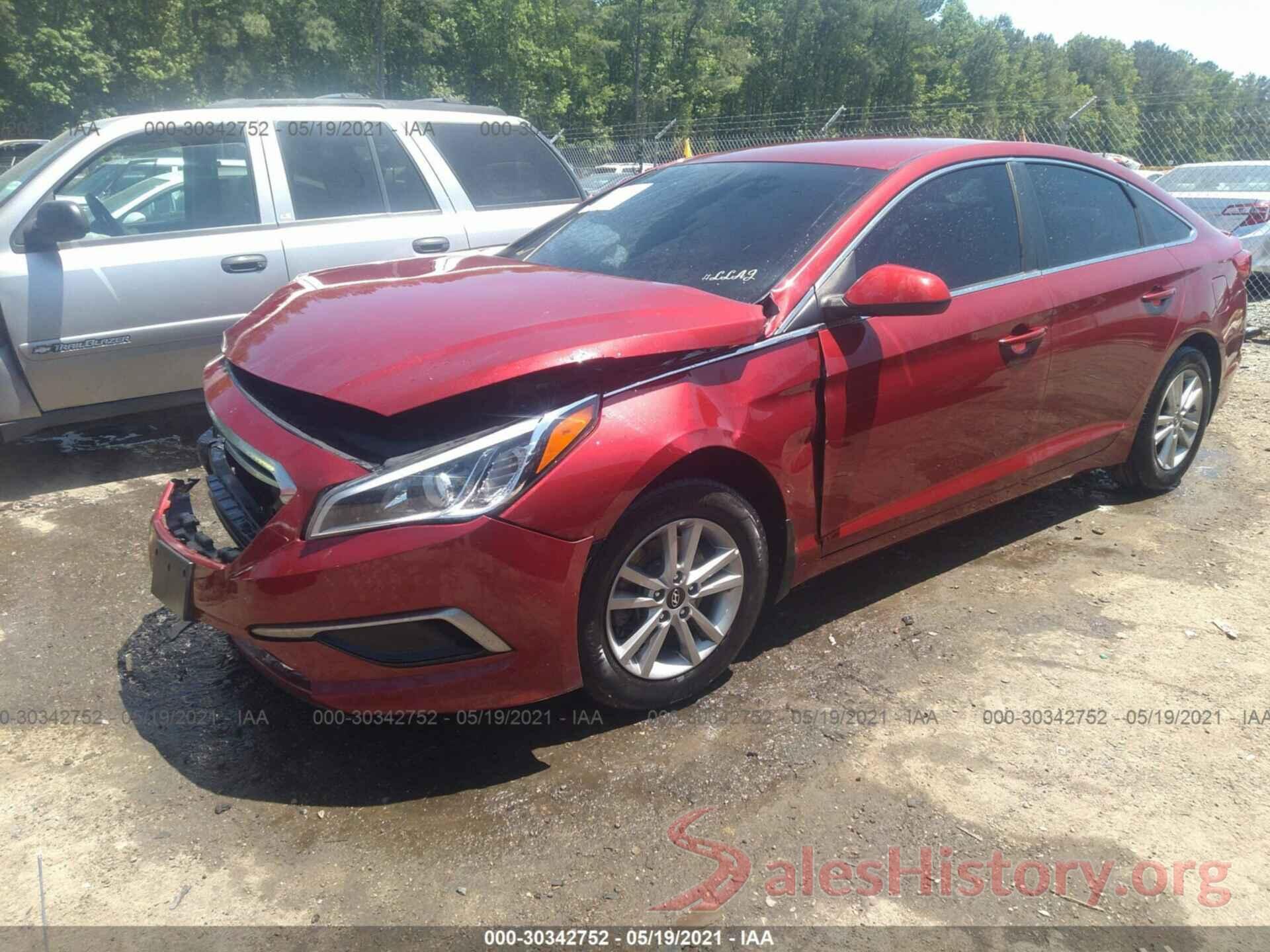 5NPE24AF4GH293148 2016 HYUNDAI SONATA