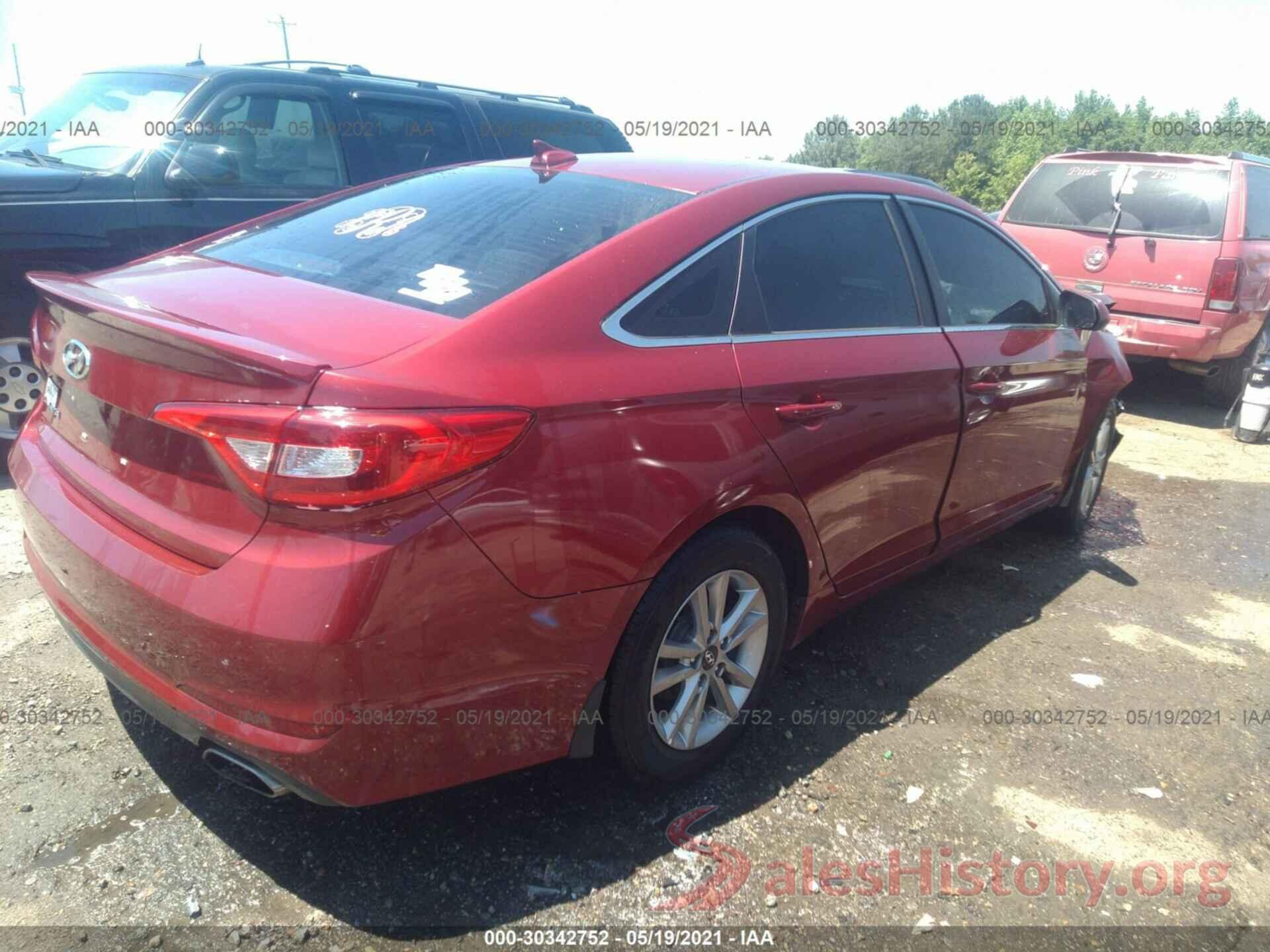 5NPE24AF4GH293148 2016 HYUNDAI SONATA