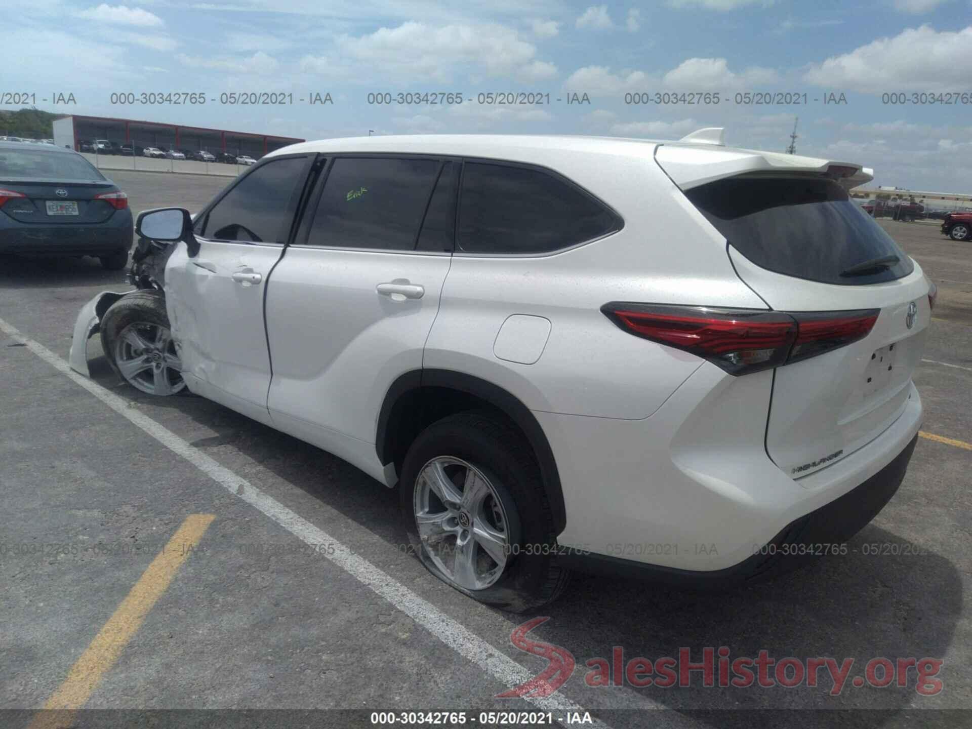 5TDZZRAH0LS501655 2020 TOYOTA HIGHLANDER