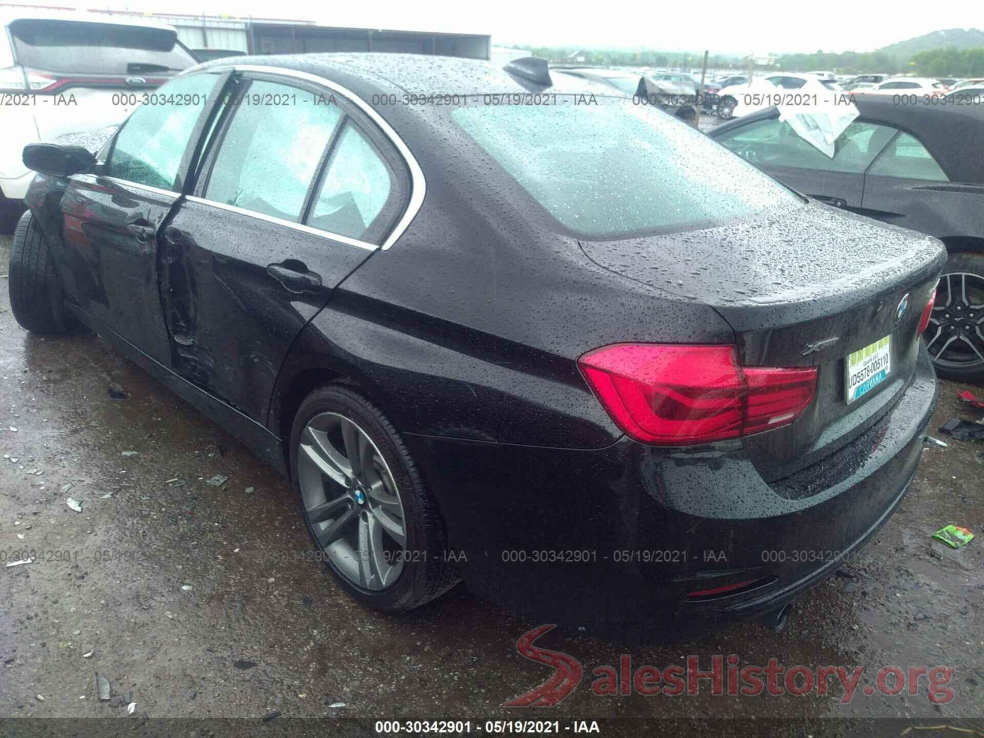 WBA8B7G30HNU37840 2017 BMW 3 SERIES