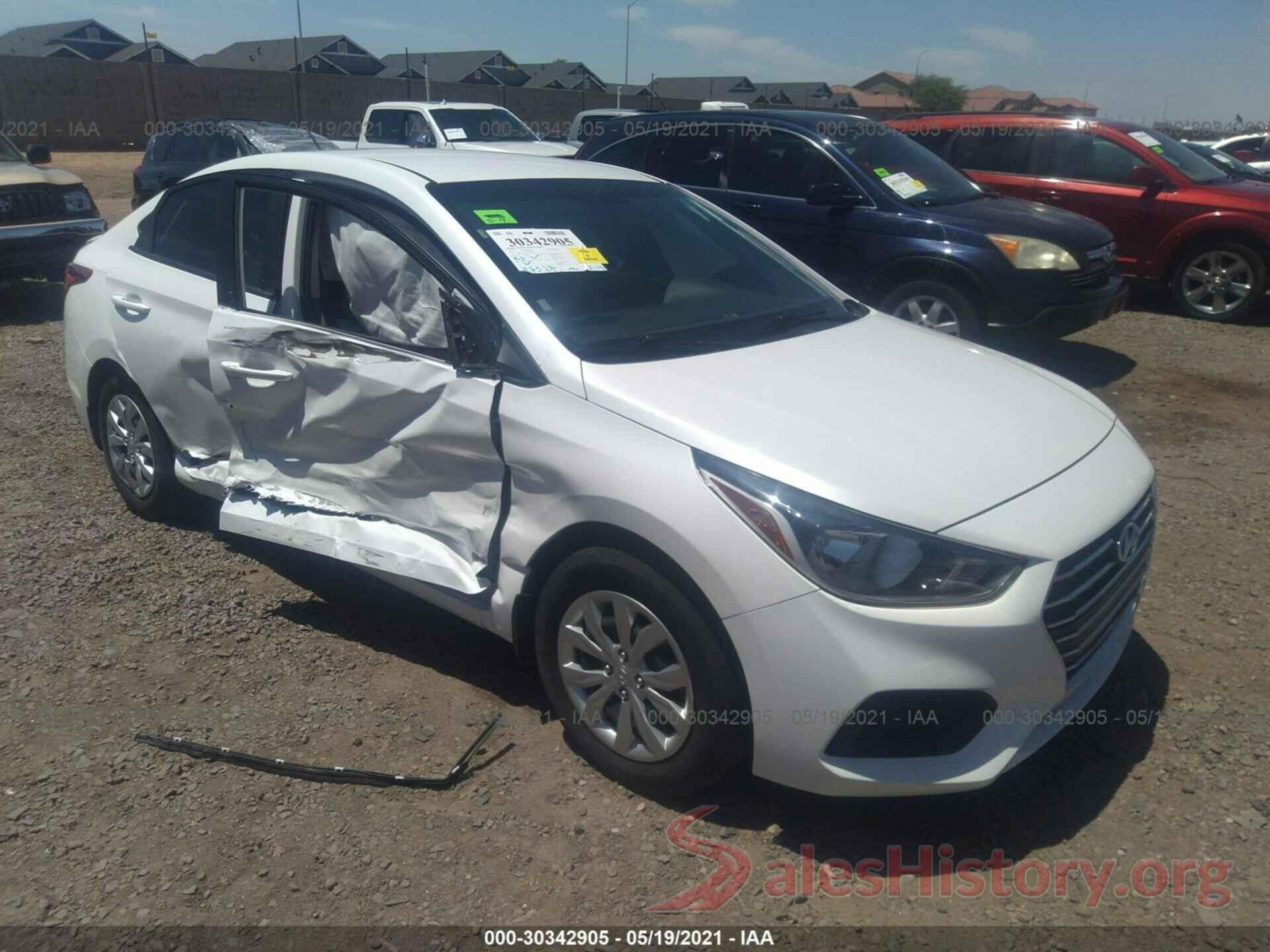 3KPC24A3XKE088380 2019 HYUNDAI ACCENT