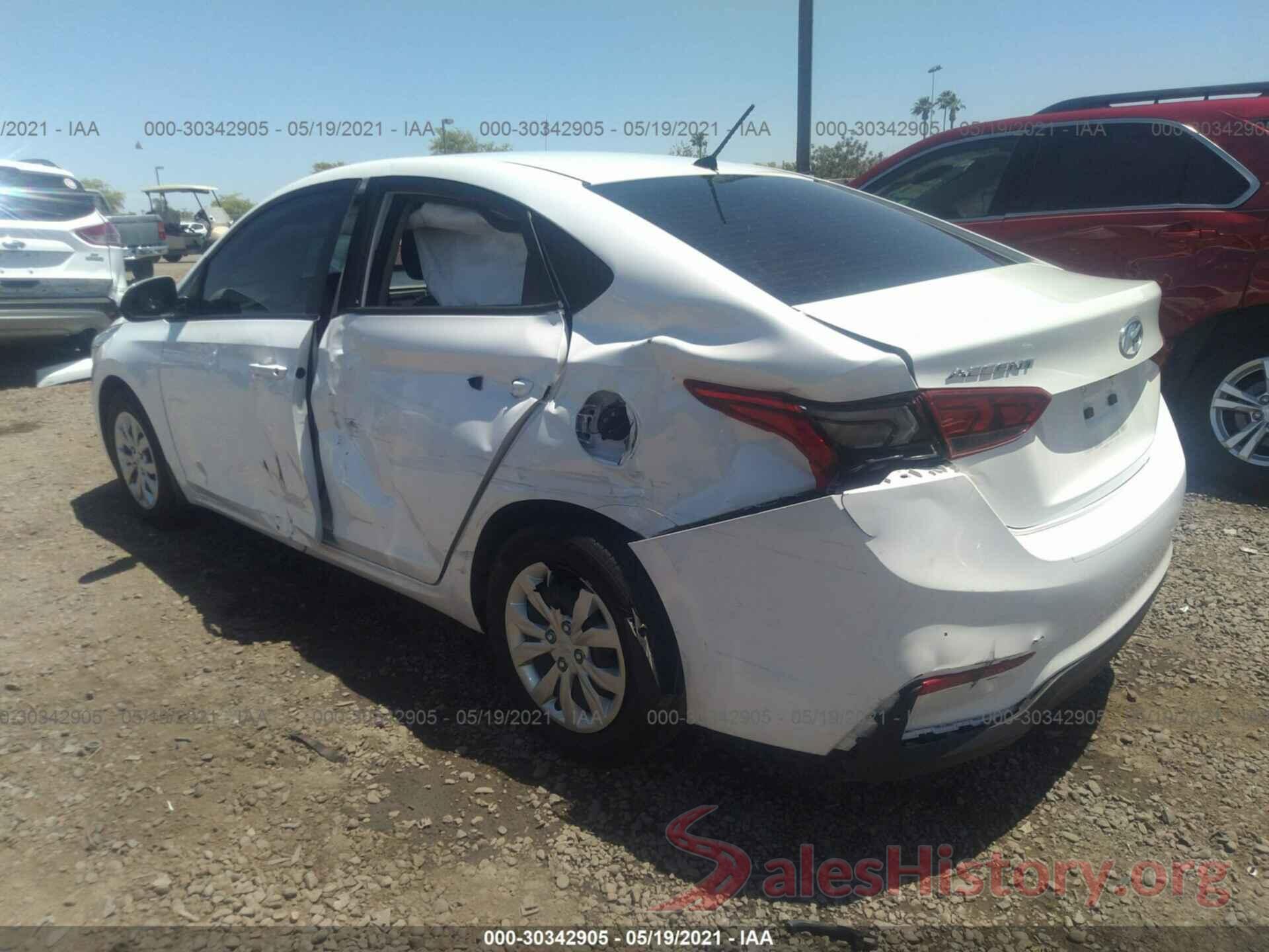 3KPC24A3XKE088380 2019 HYUNDAI ACCENT