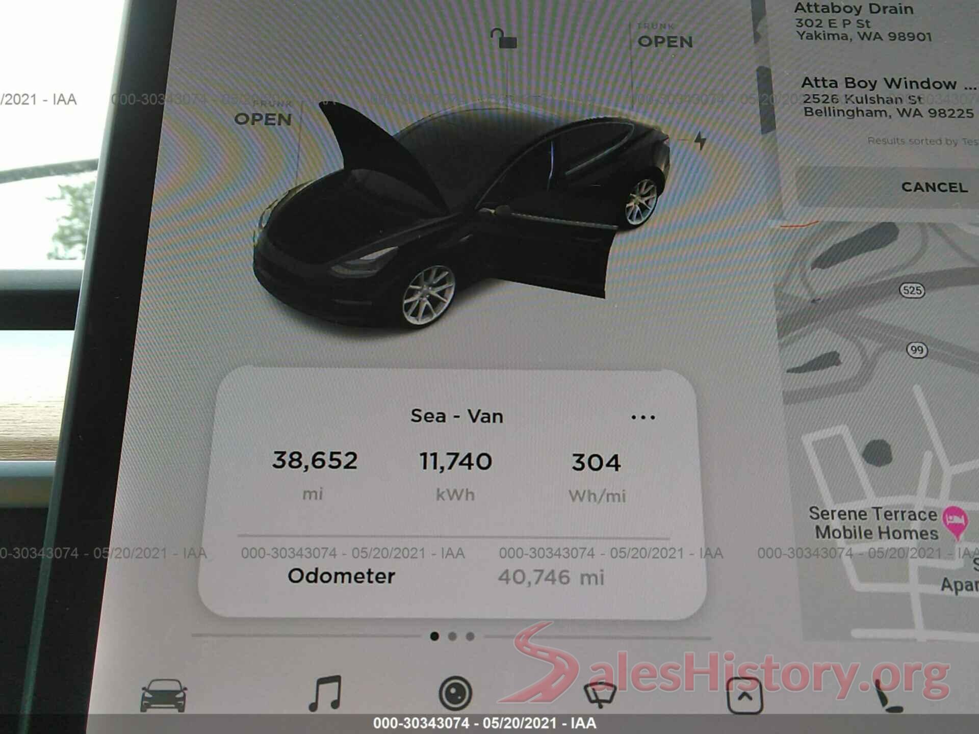 5YJ3E1EB5JF077142 2018 TESLA MODEL 3