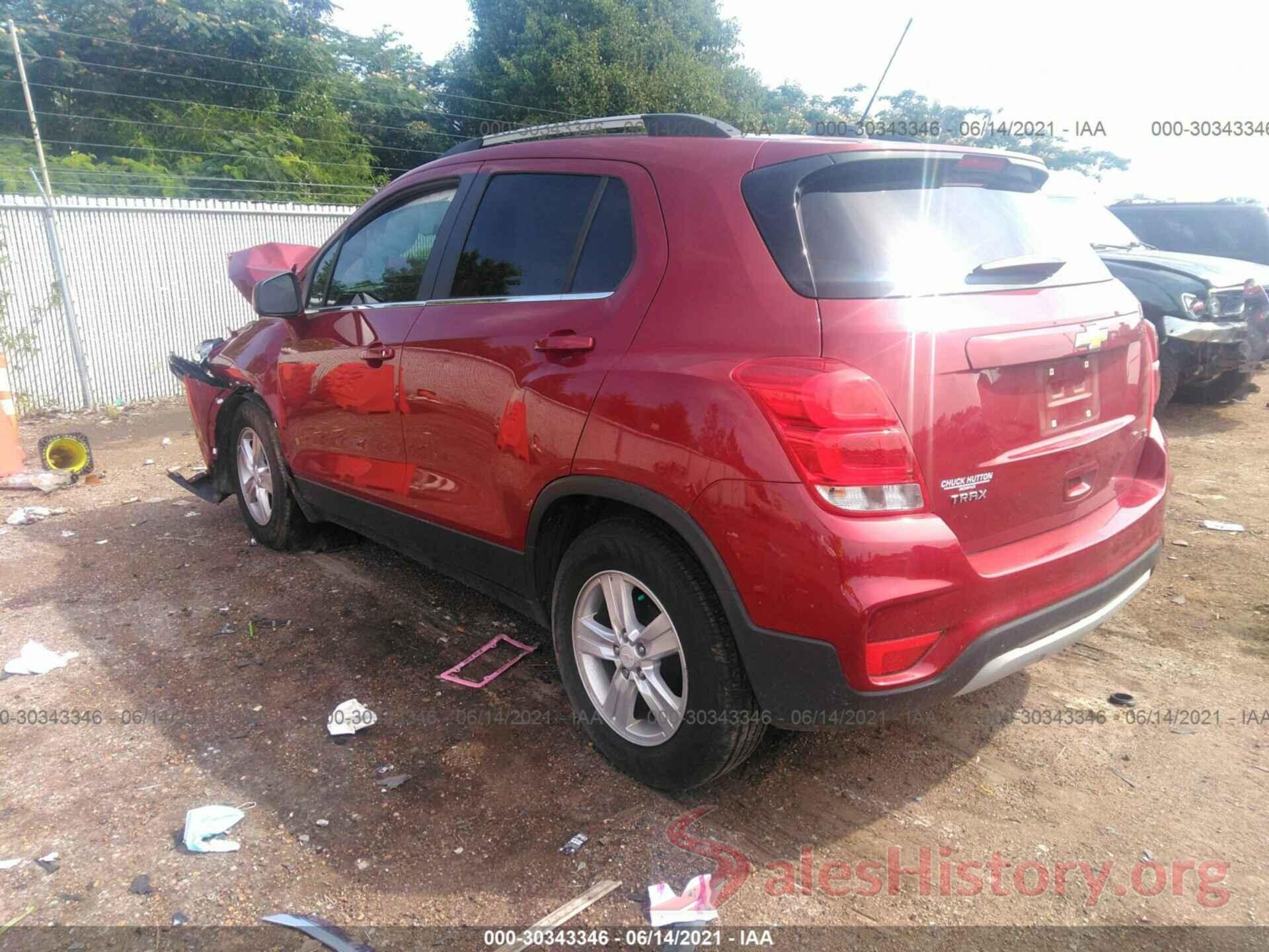 3GNCJLSB6JL417158 2018 CHEVROLET TRAX