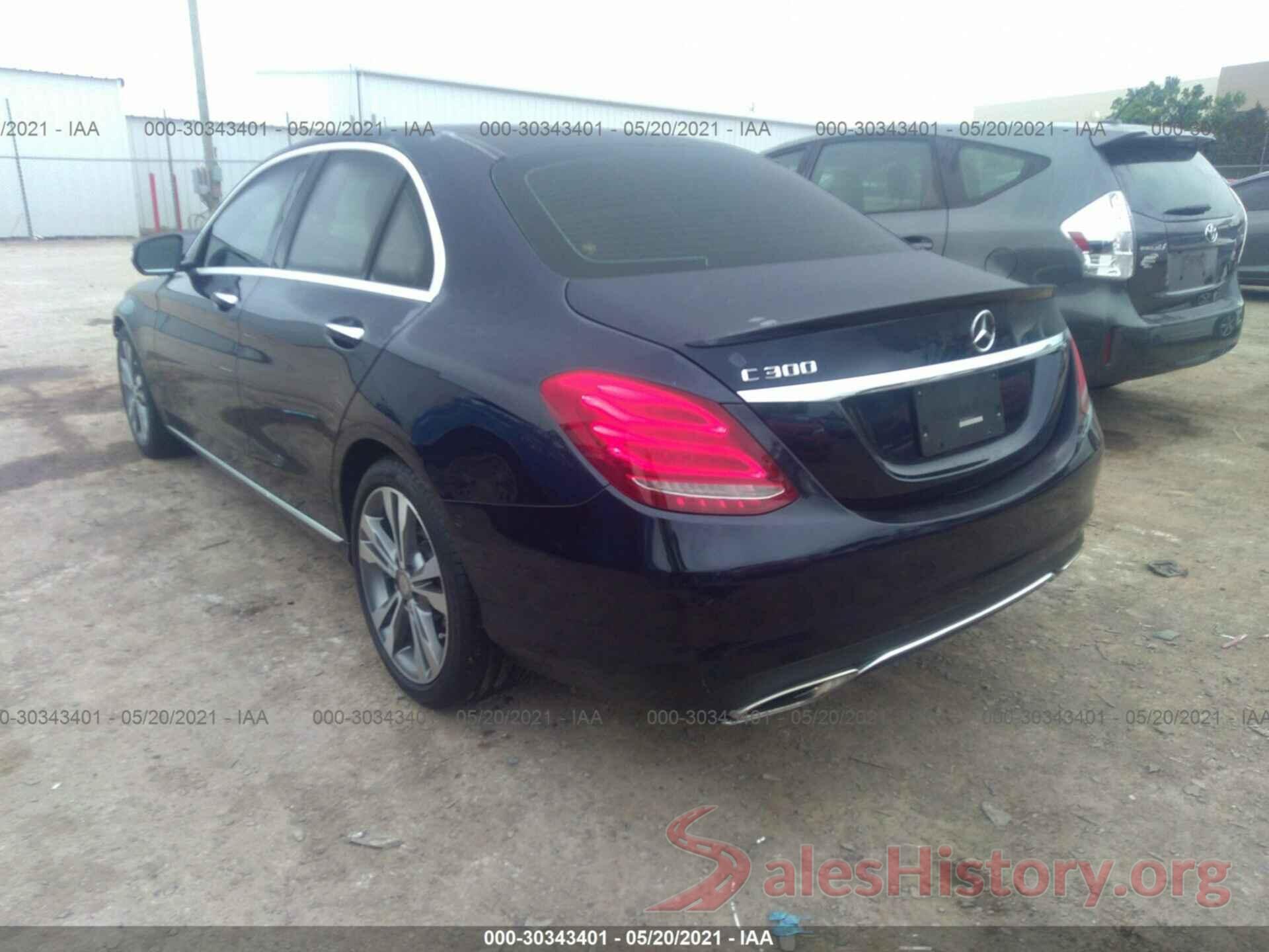 WDDWF4JB5GR178613 2016 MERCEDES-BENZ C-CLASS