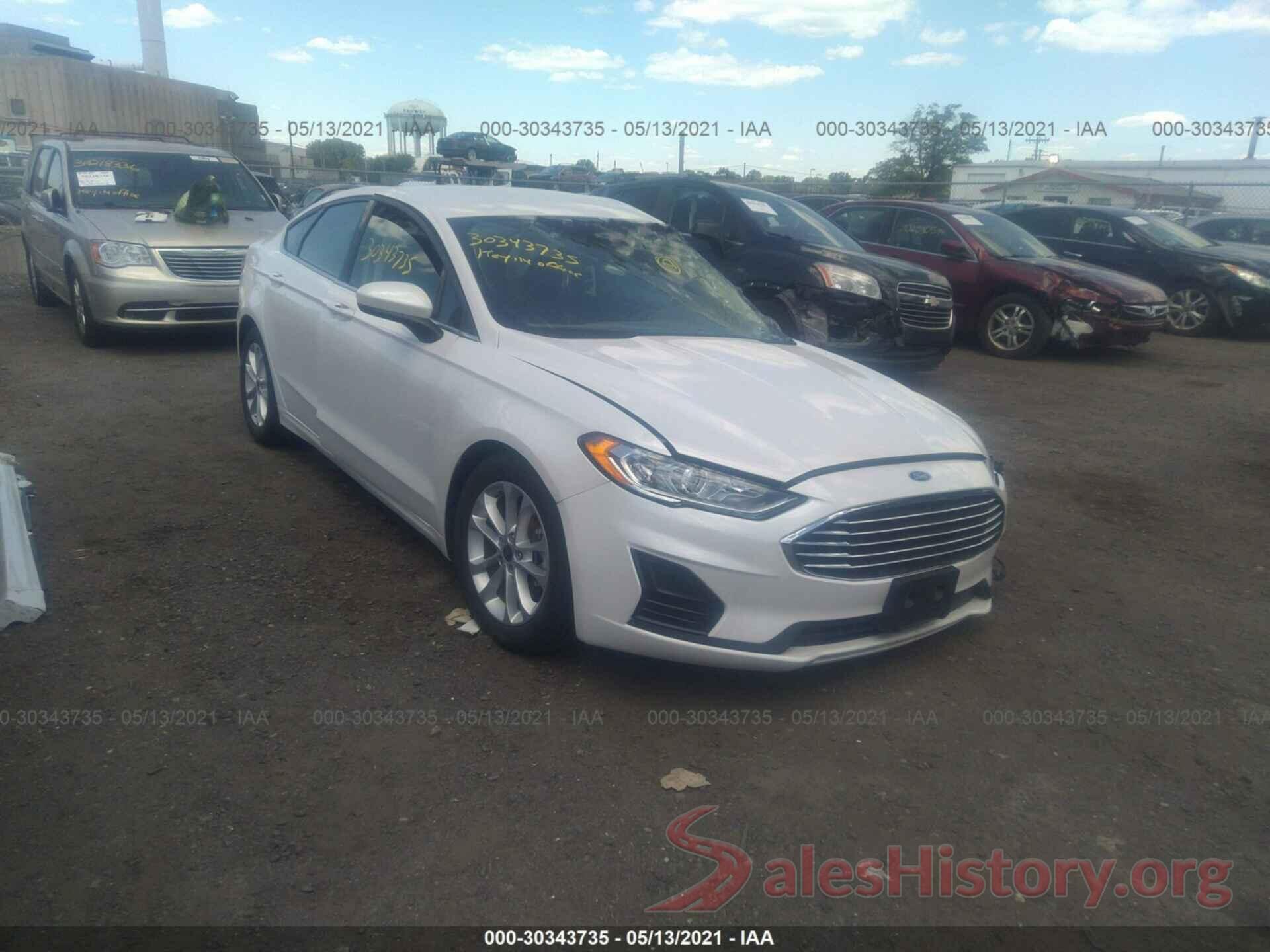 3FA6P0HD2LR101354 2020 FORD FUSION