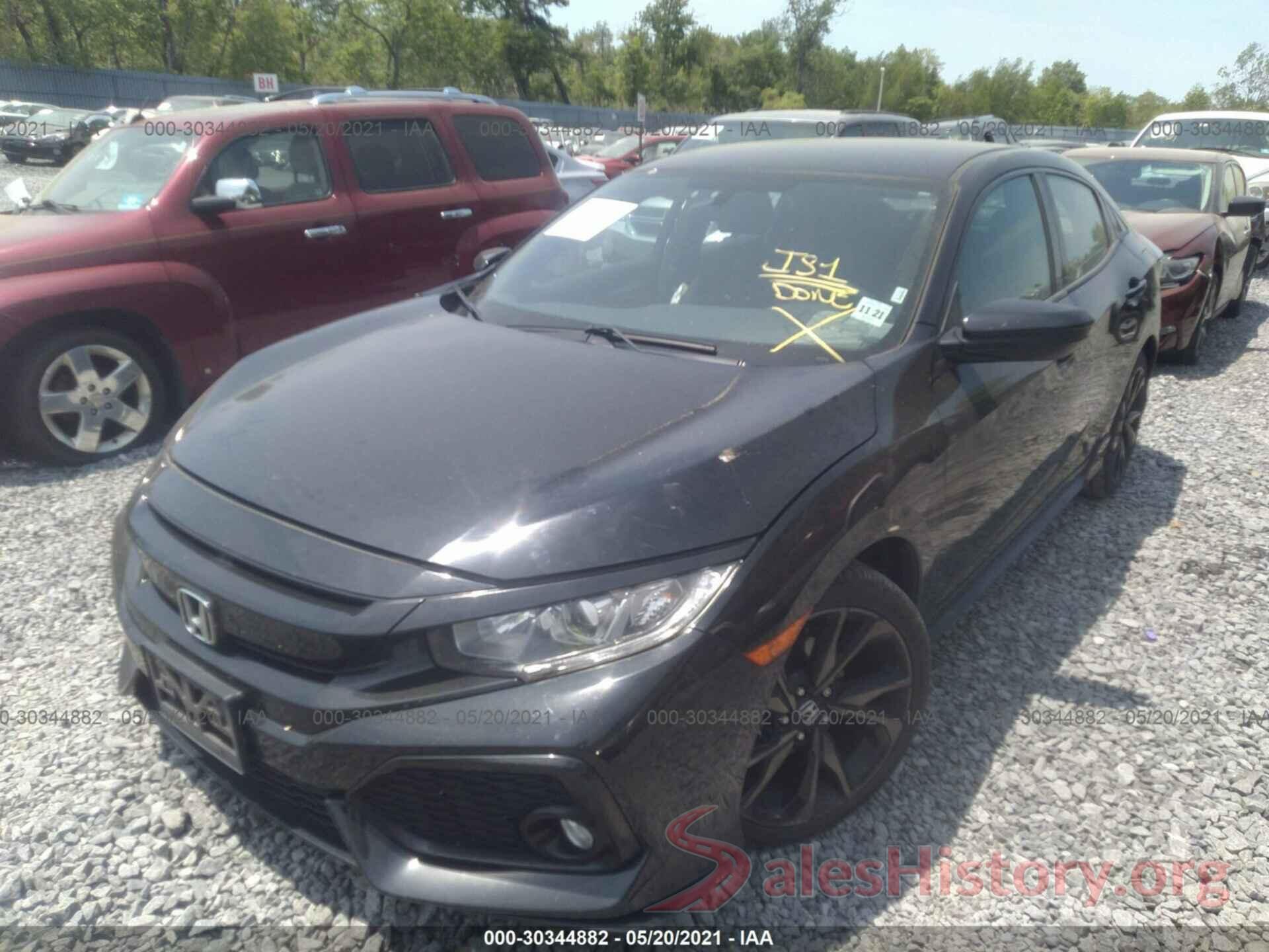 SHHFK7H45HU402564 2017 HONDA CIVIC HATCHBACK