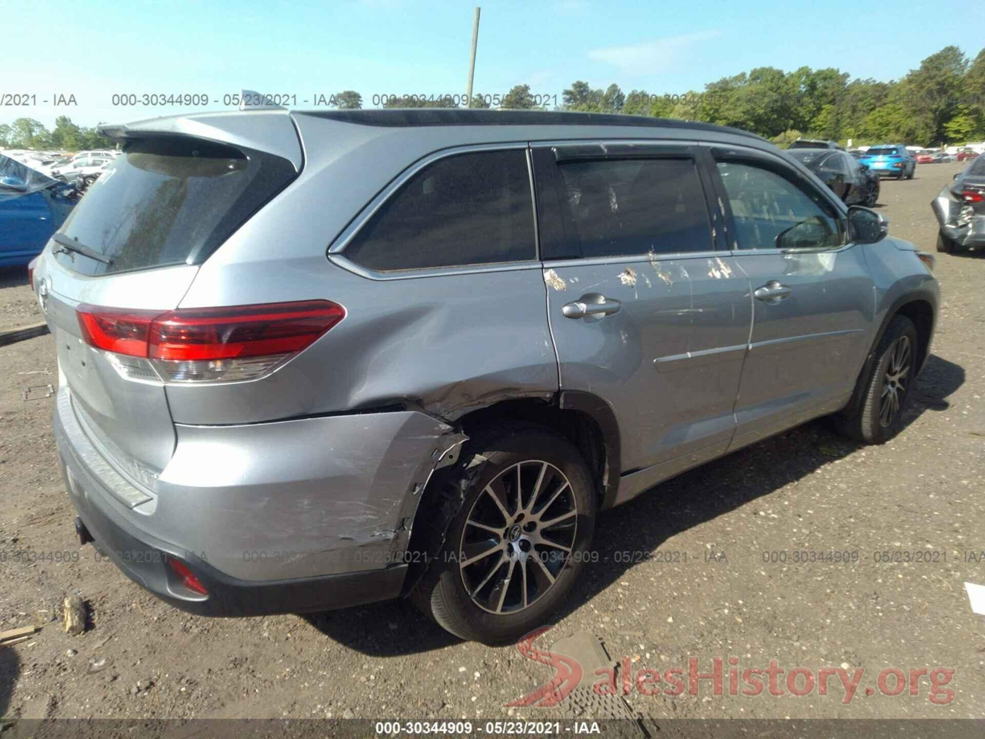 5TDJZRFH2JS553906 2018 TOYOTA HIGHLANDER