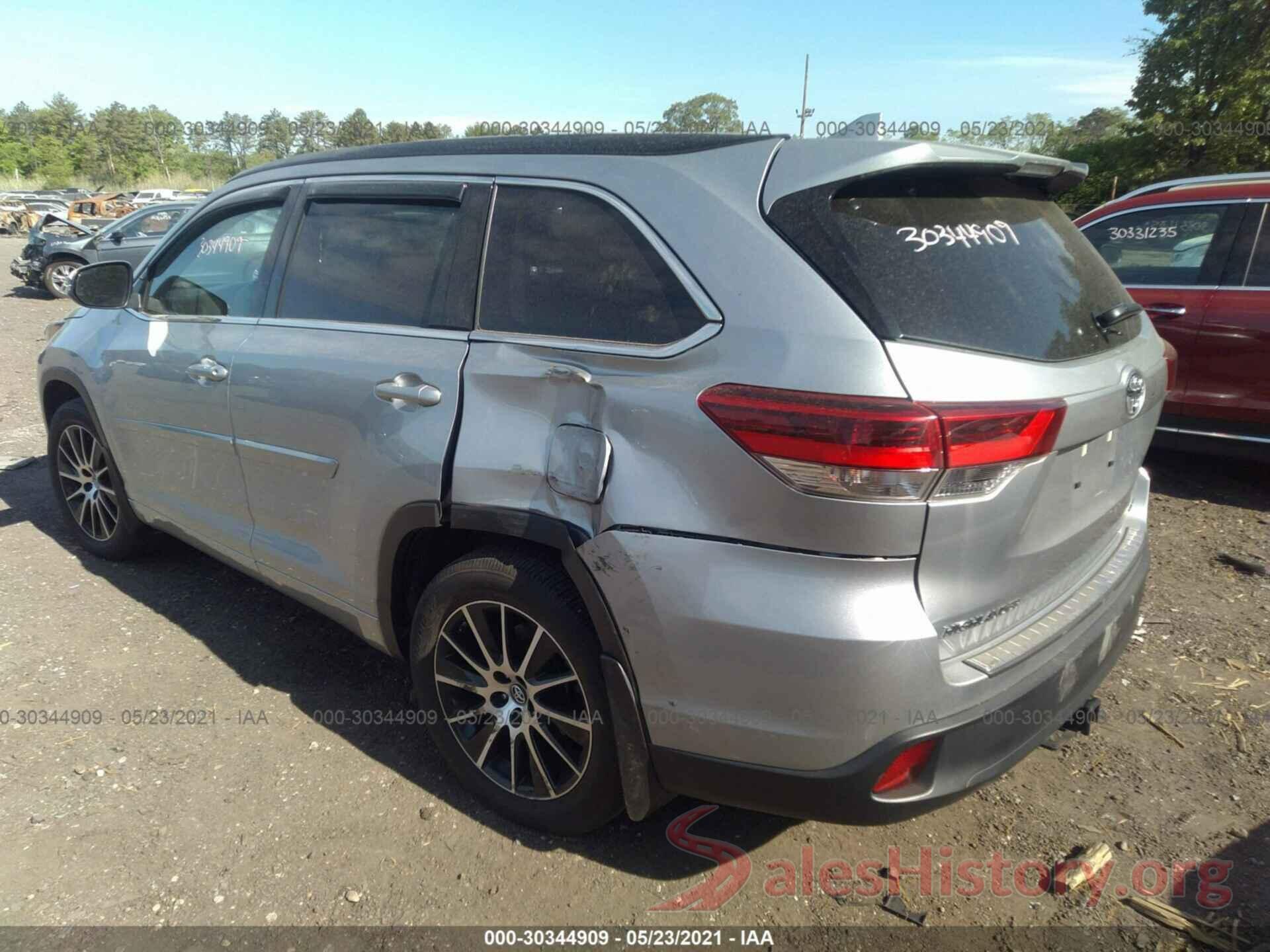 5TDJZRFH2JS553906 2018 TOYOTA HIGHLANDER