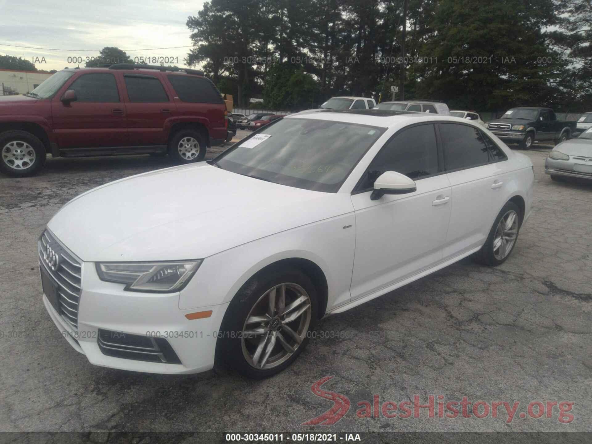 WAUKMAF40HN055640 2017 AUDI A4