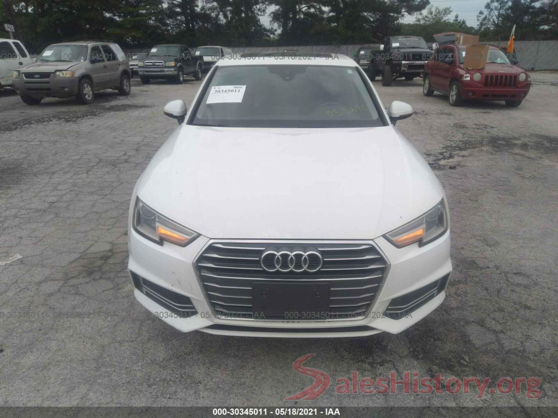 WAUKMAF40HN055640 2017 AUDI A4