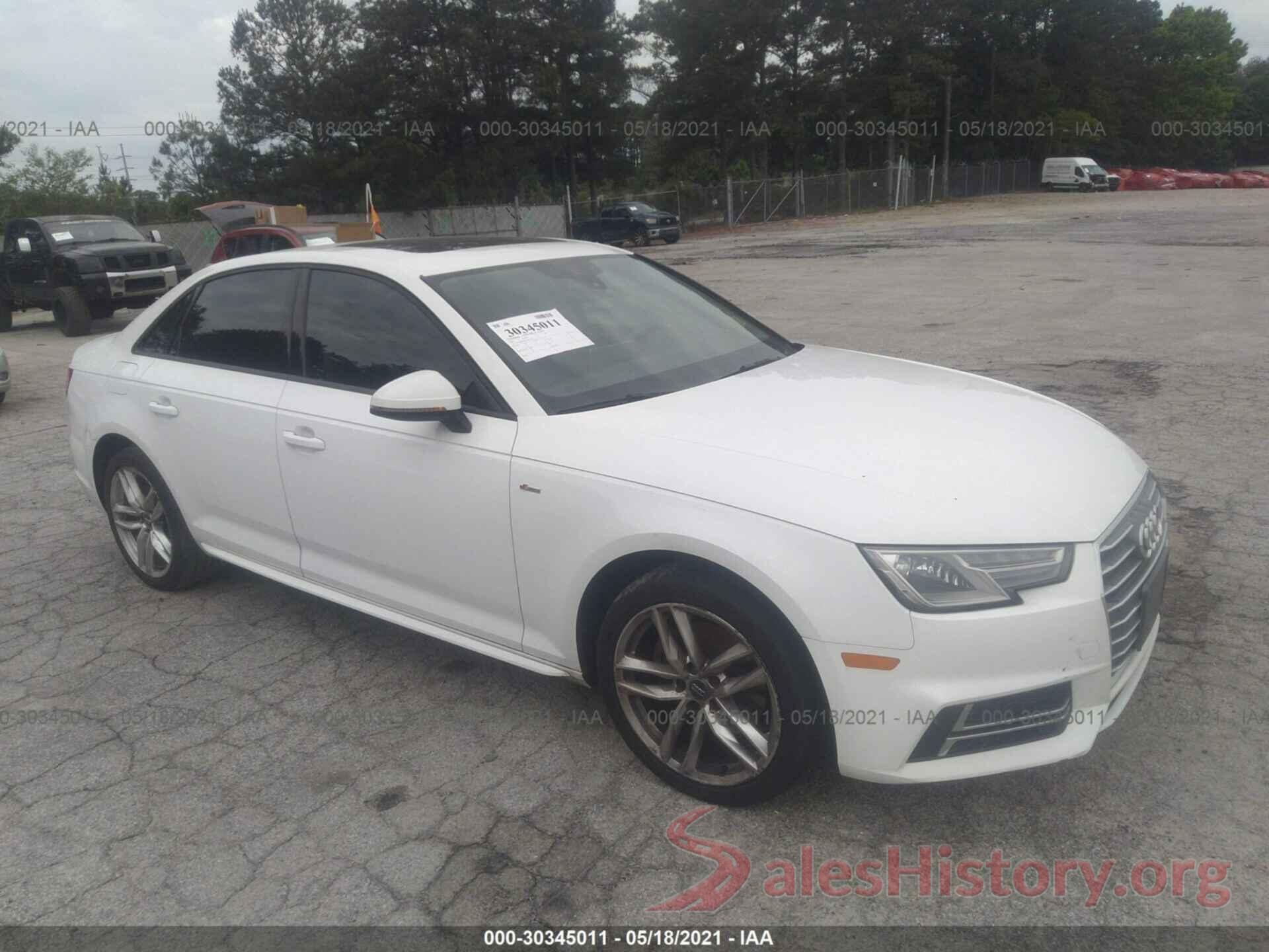 WAUKMAF40HN055640 2017 AUDI A4