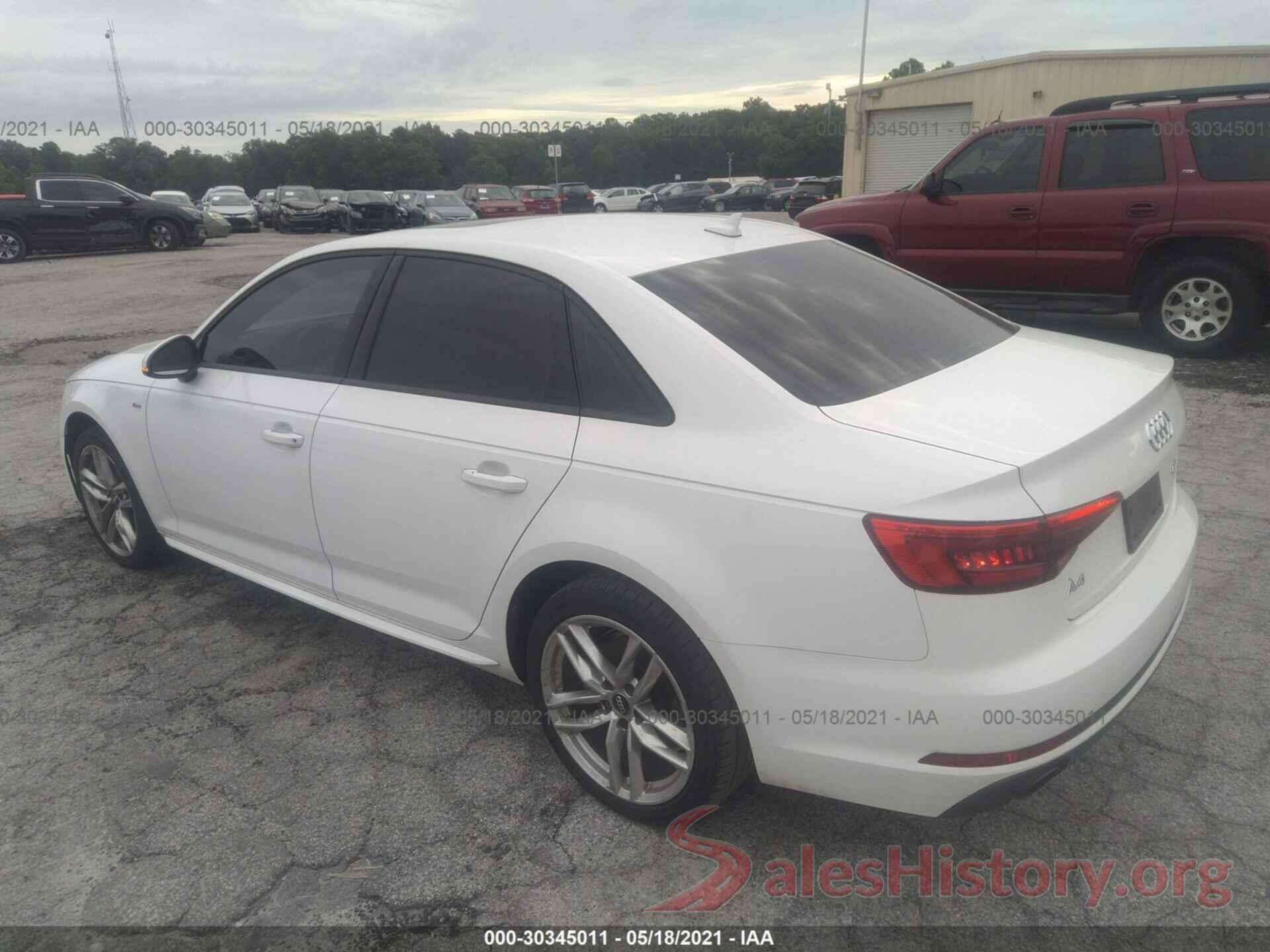 WAUKMAF40HN055640 2017 AUDI A4