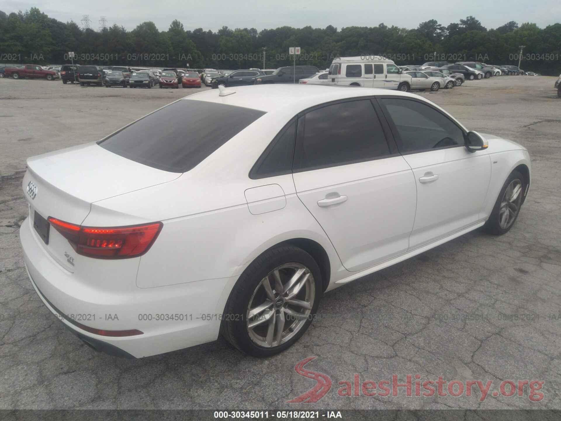 WAUKMAF40HN055640 2017 AUDI A4