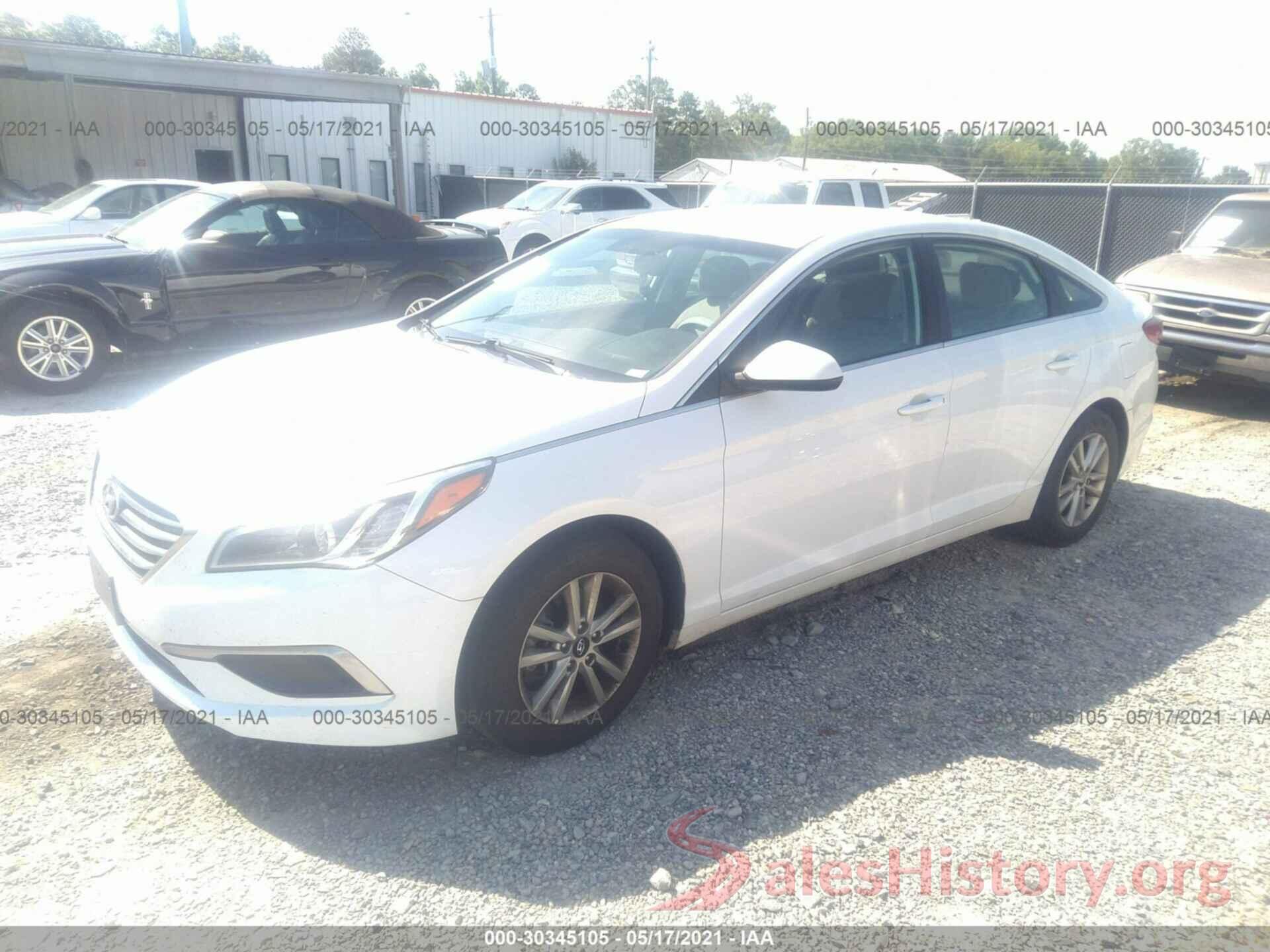 5NPE24AF6GH391128 2016 HYUNDAI SONATA