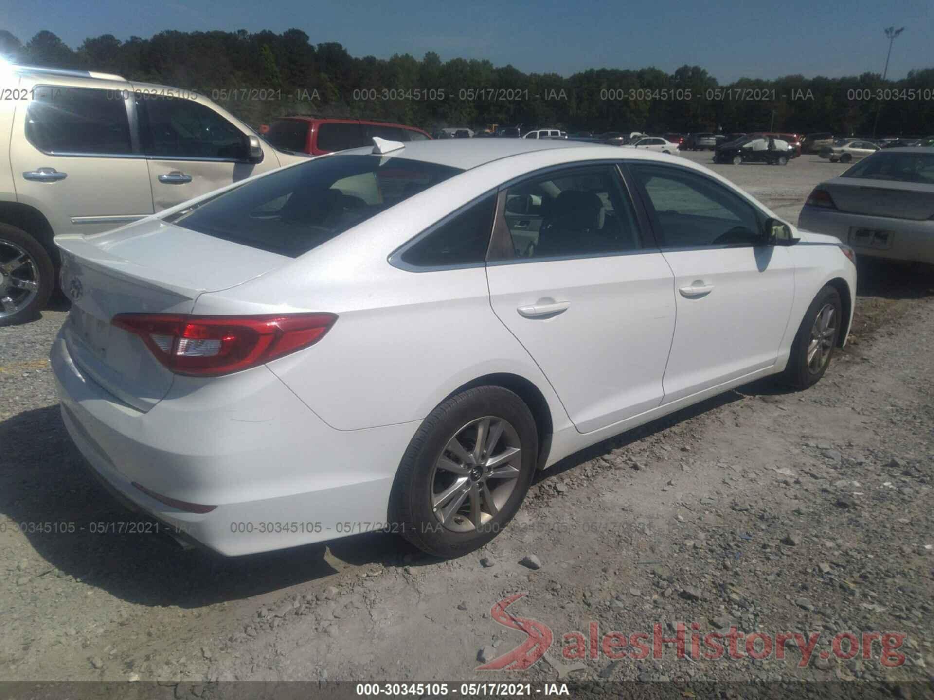 5NPE24AF6GH391128 2016 HYUNDAI SONATA