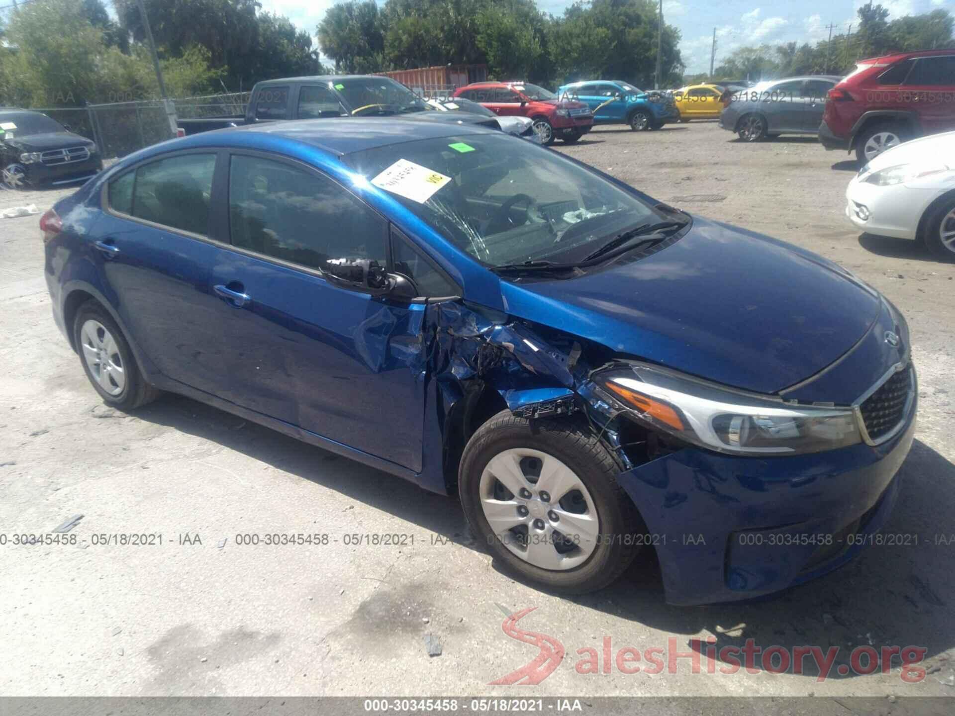 3KPFK4A72JE257354 2018 KIA FORTE