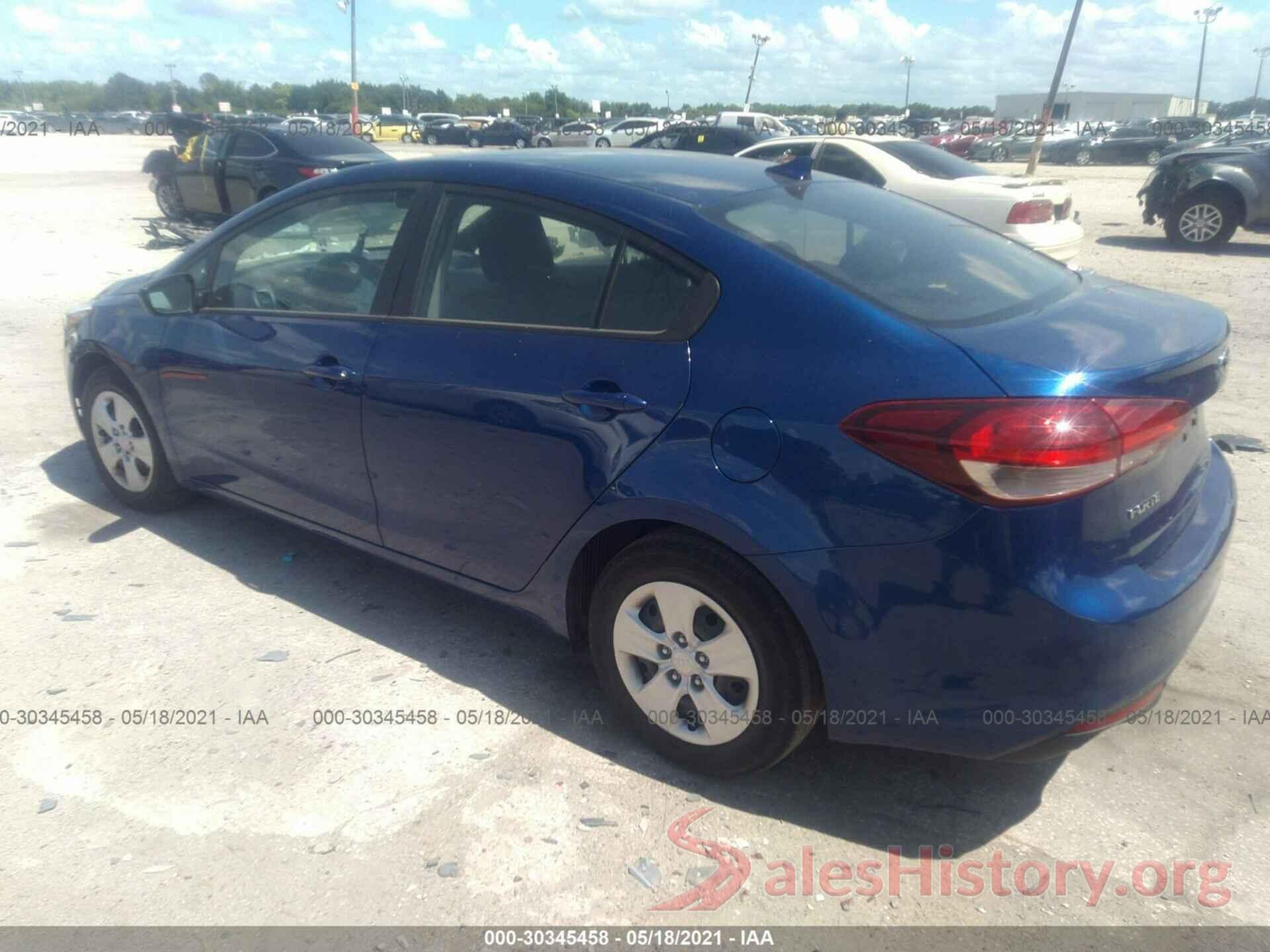 3KPFK4A72JE257354 2018 KIA FORTE