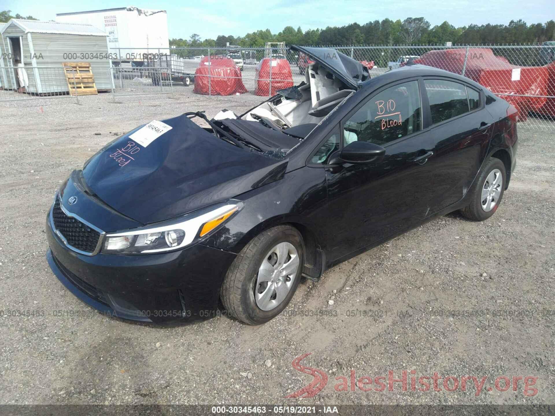 3KPFK4A7XJE229219 2018 KIA FORTE