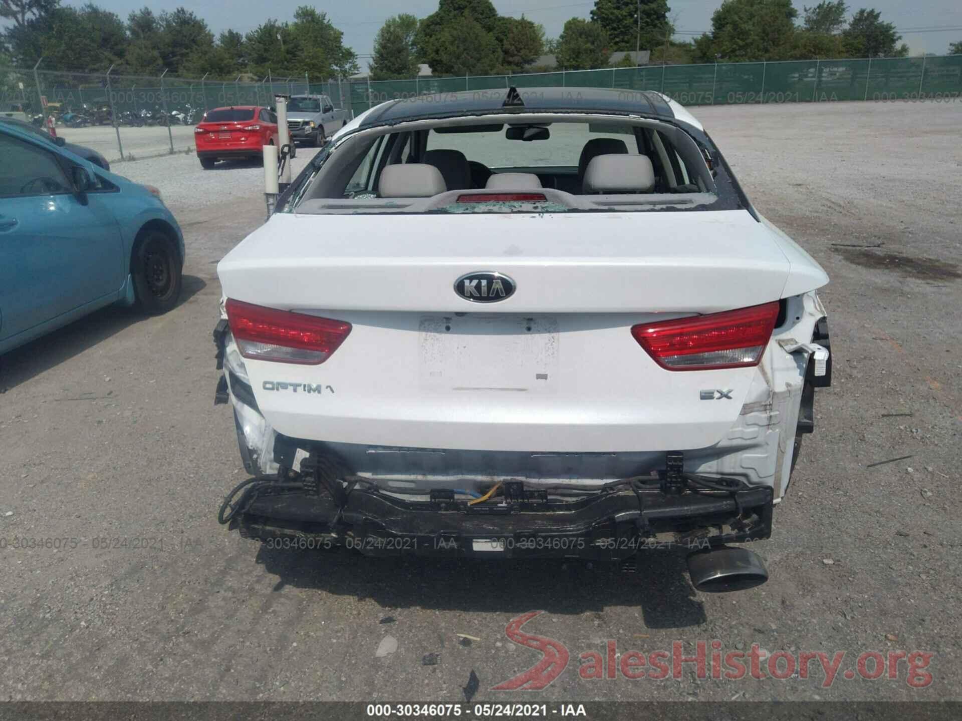 5XXGU4L30GG085074 2016 KIA OPTIMA