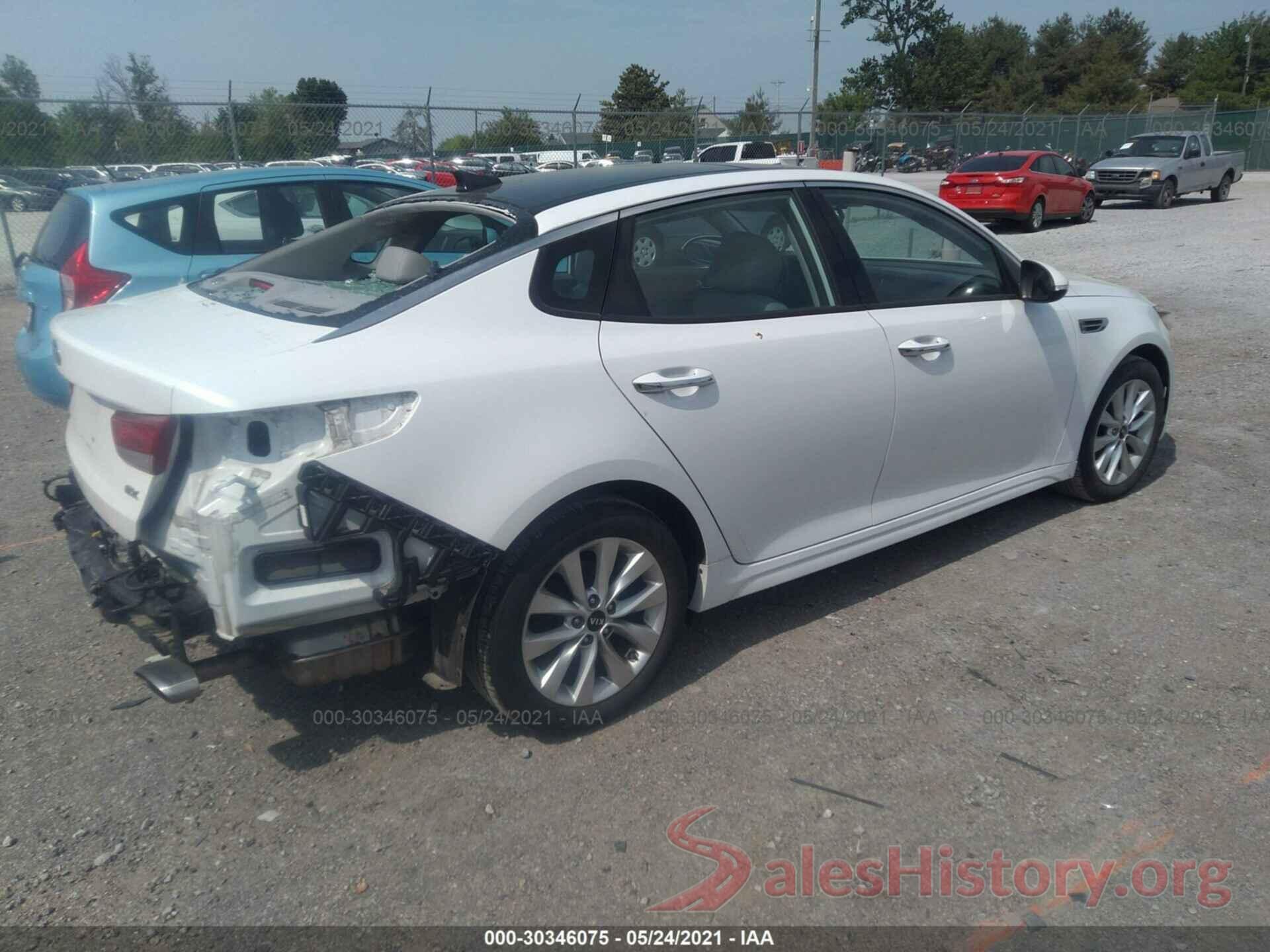 5XXGU4L30GG085074 2016 KIA OPTIMA