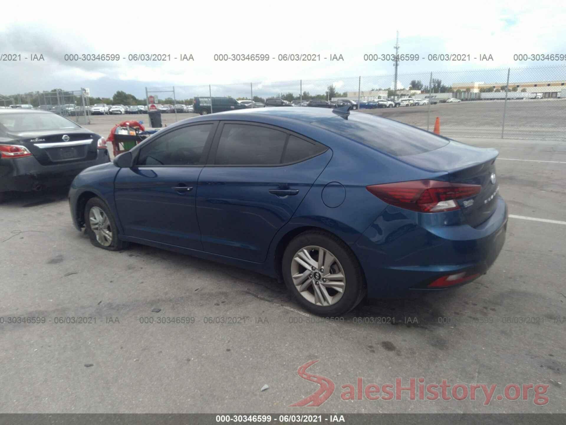 5NPD84LF0LH593030 2020 HYUNDAI ELANTRA