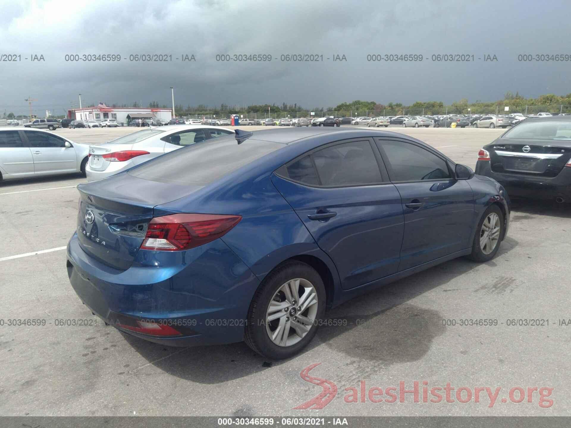 5NPD84LF0LH593030 2020 HYUNDAI ELANTRA