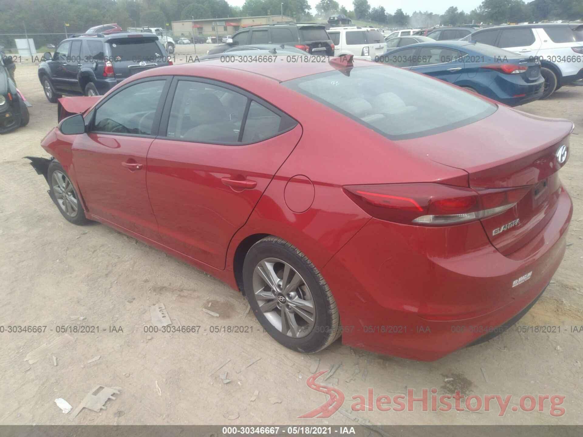 5NPD84LF8JH354225 2018 HYUNDAI ELANTRA