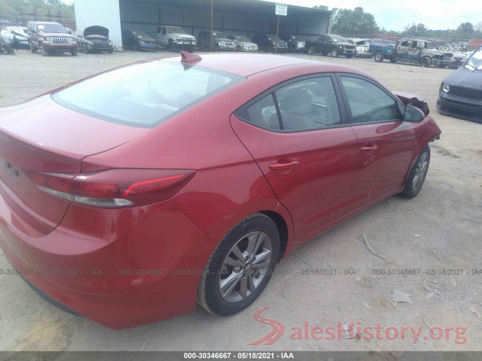 5NPD84LF8JH354225 2018 HYUNDAI ELANTRA