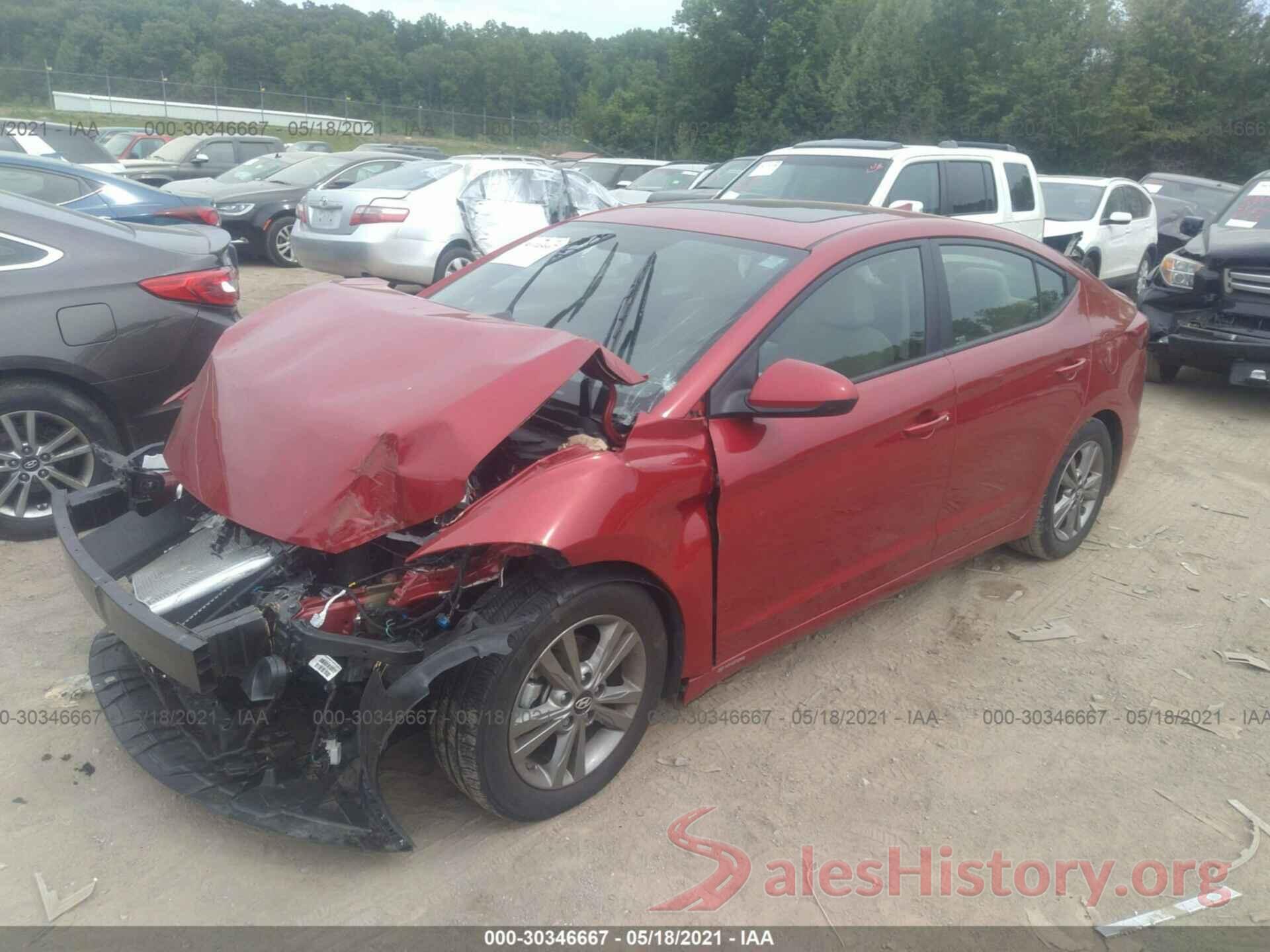 5NPD84LF8JH354225 2018 HYUNDAI ELANTRA