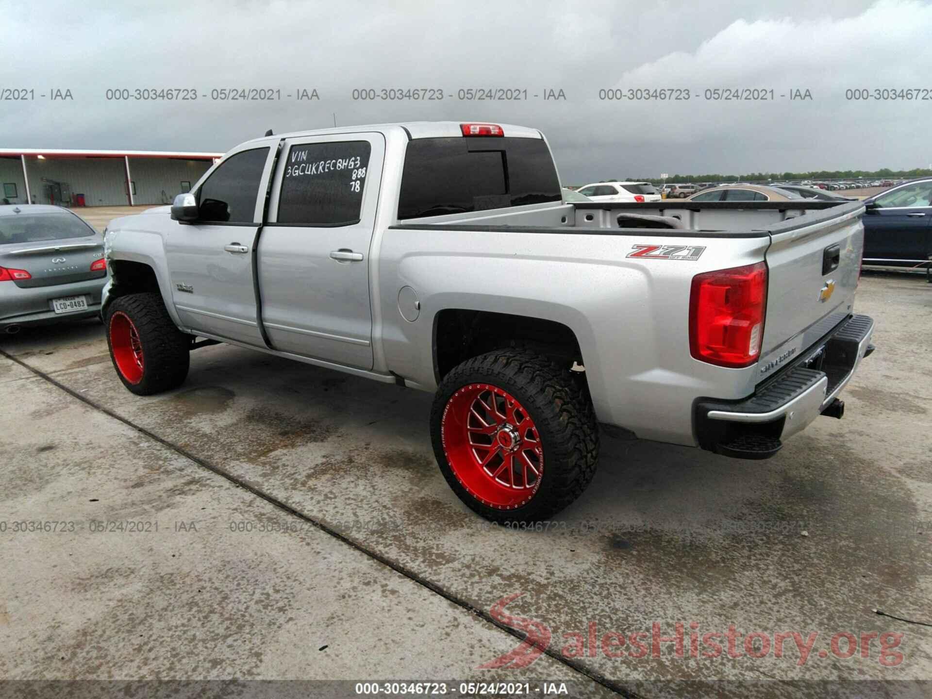 3GCUKREC8HG388878 2017 CHEVROLET SILVERADO 1500