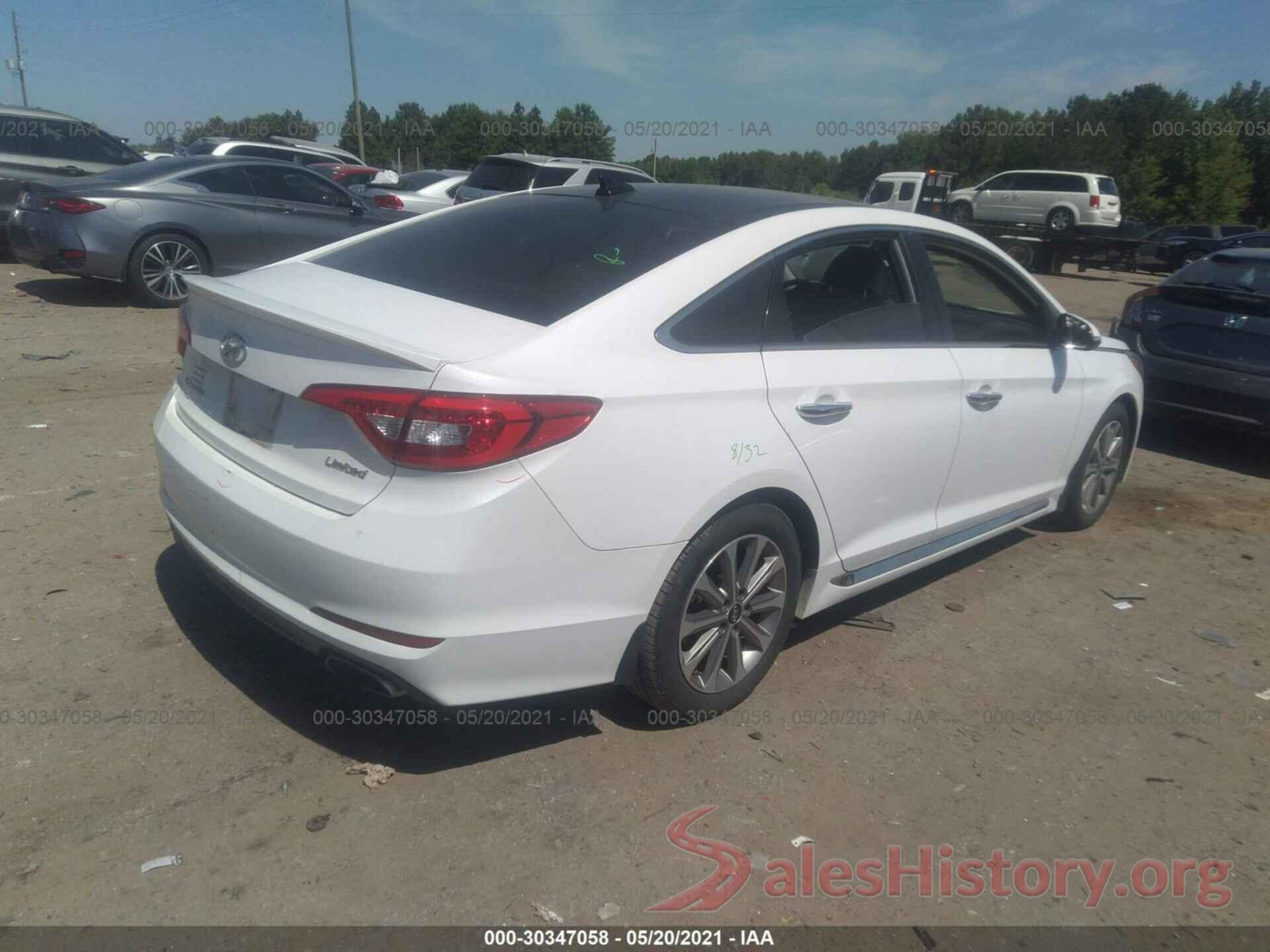 5NPE34AFXGH340485 2016 HYUNDAI SONATA