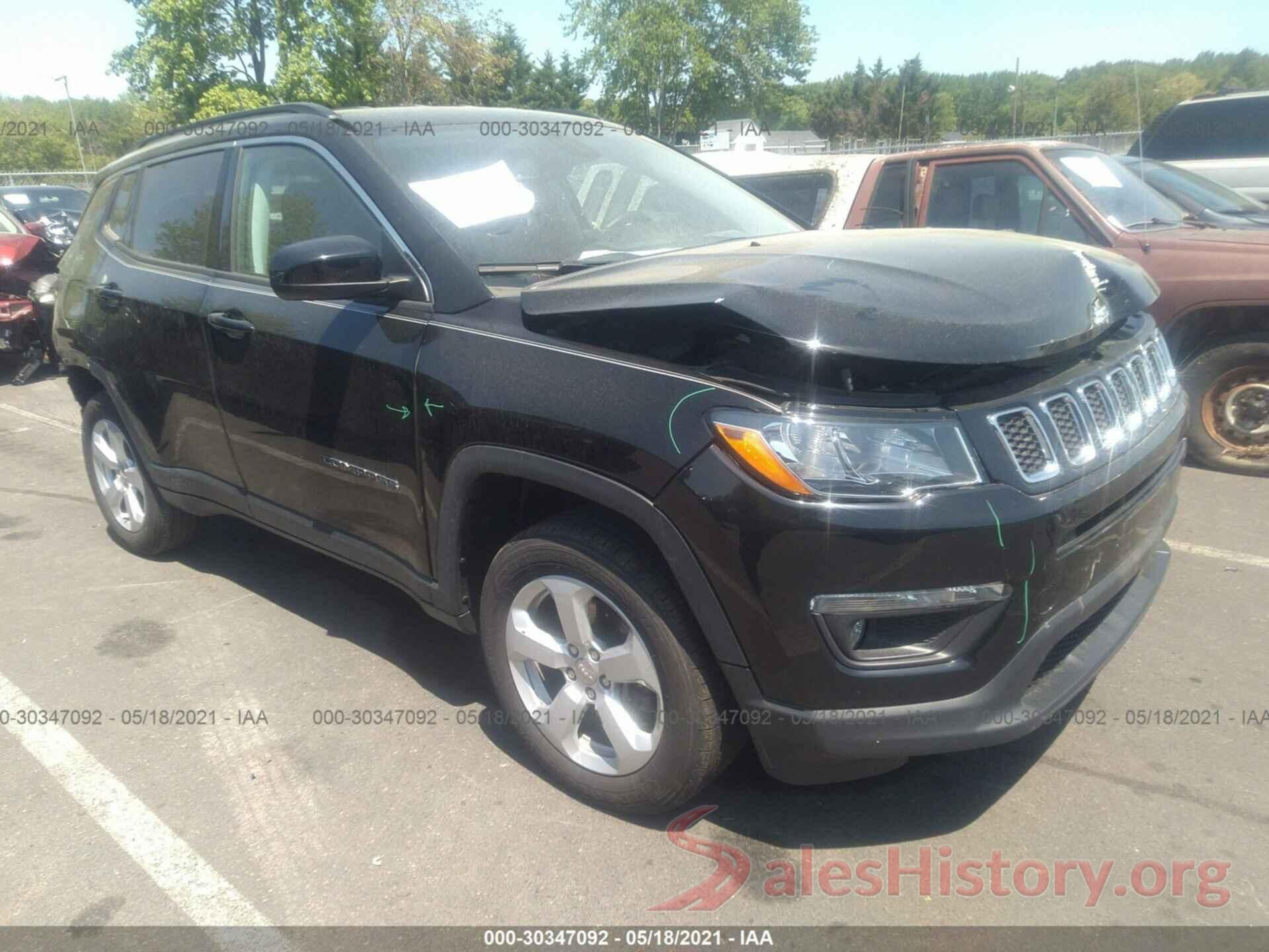 3C4NJDBB4KT828129 2019 JEEP COMPASS