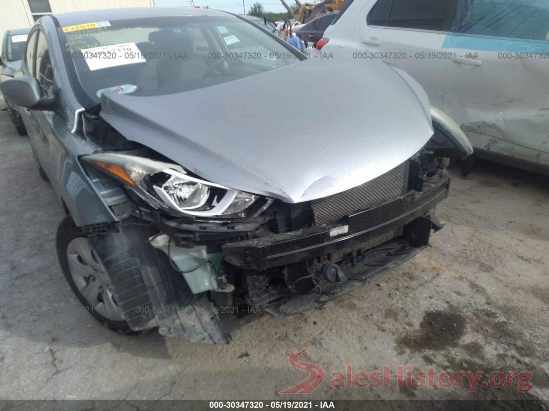 5NPDH4AE2GH709568 2016 HYUNDAI ELANTRA