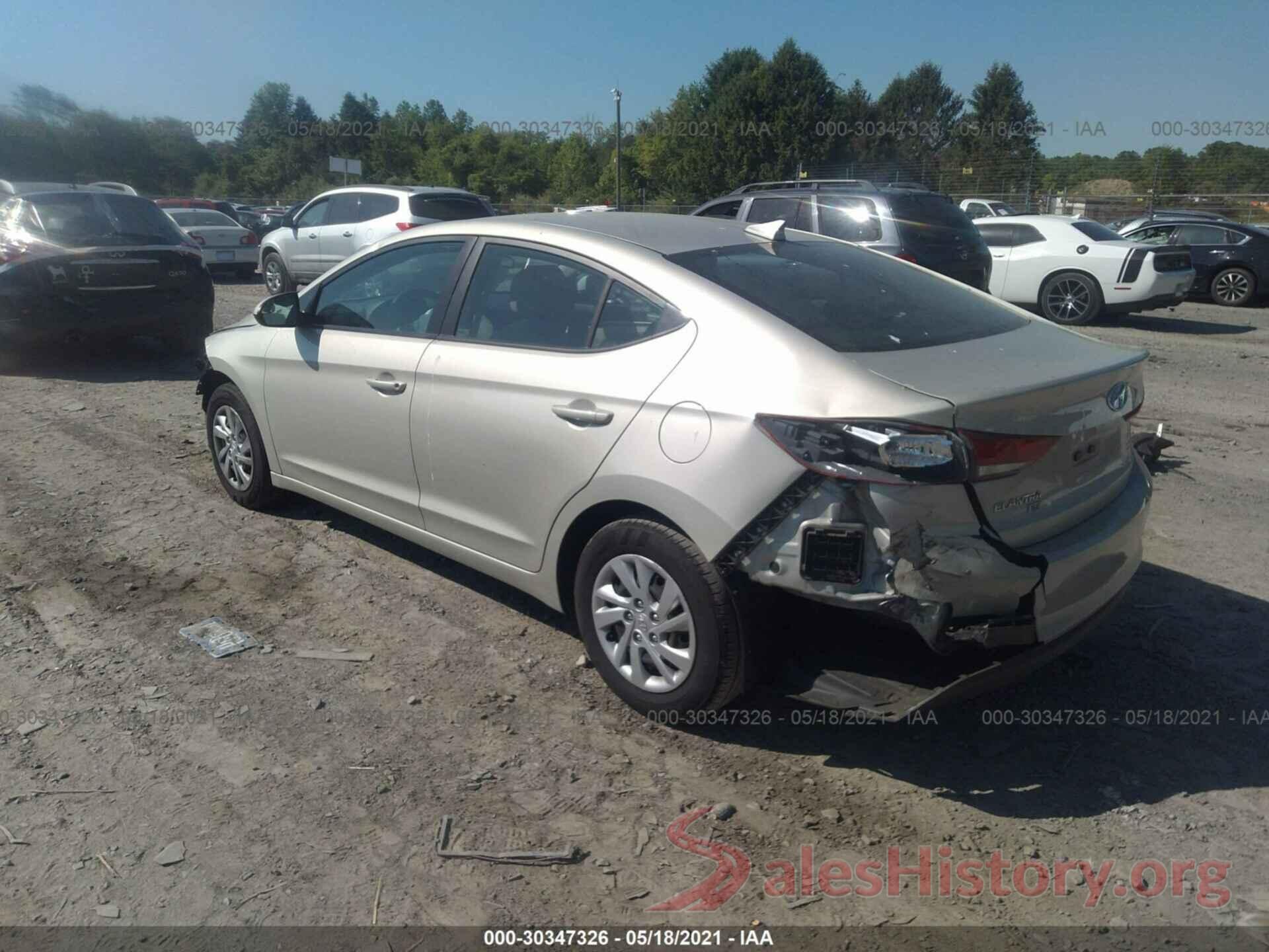 5NPD74LF5HH080687 2017 HYUNDAI ELANTRA