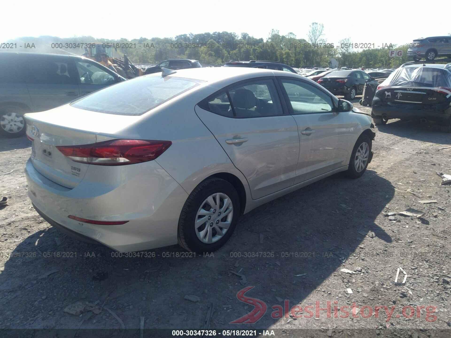 5NPD74LF5HH080687 2017 HYUNDAI ELANTRA