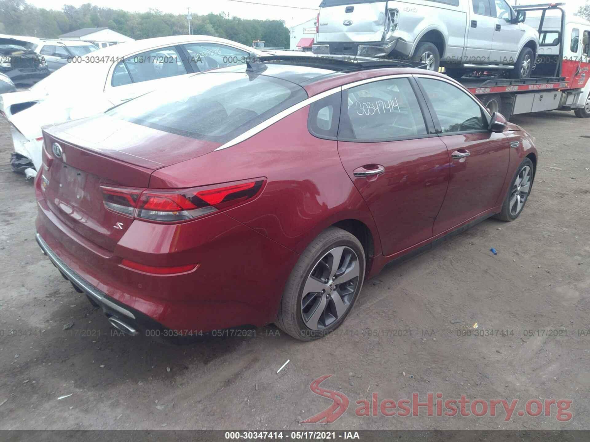 5XXGT4L3XKG282474 2019 KIA OPTIMA