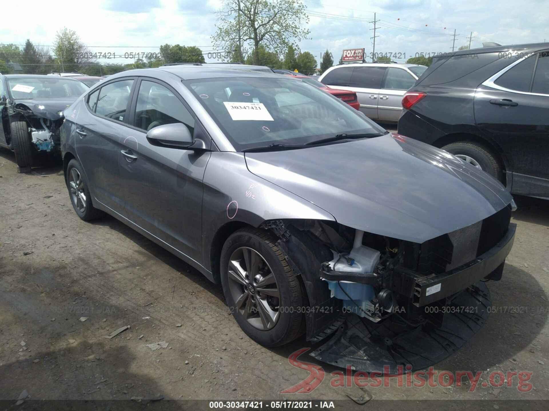 5NPD84LF6JH253135 2018 HYUNDAI ELANTRA