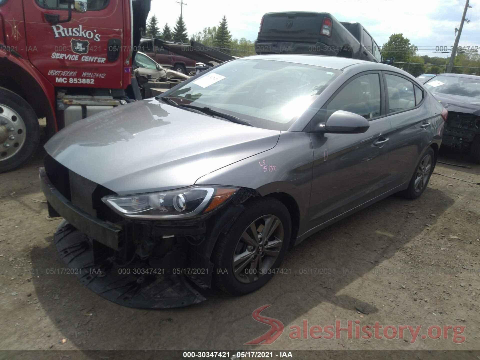 5NPD84LF6JH253135 2018 HYUNDAI ELANTRA