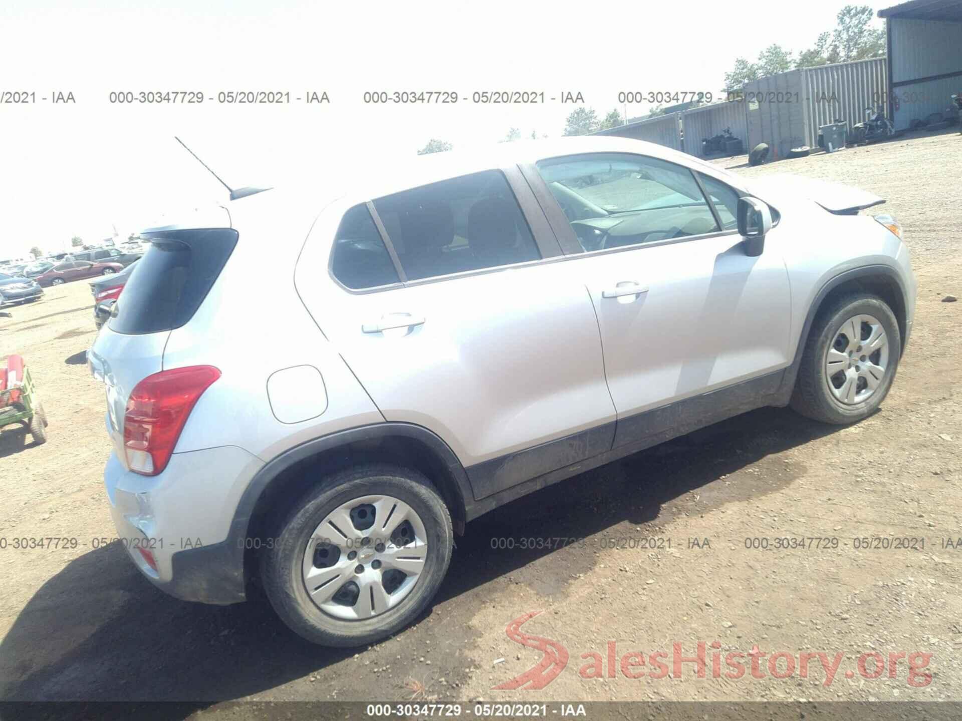 KL7CJKSBXHB063902 2017 CHEVROLET TRAX