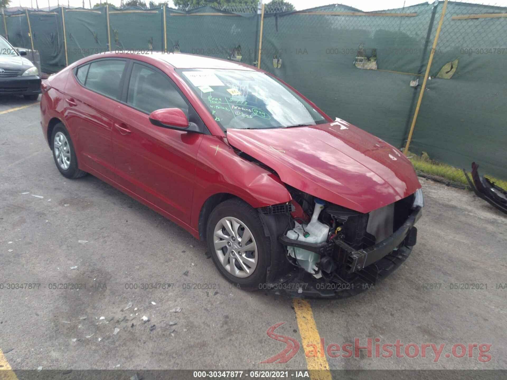 KMHD74LF3KU841970 2019 HYUNDAI ELANTRA