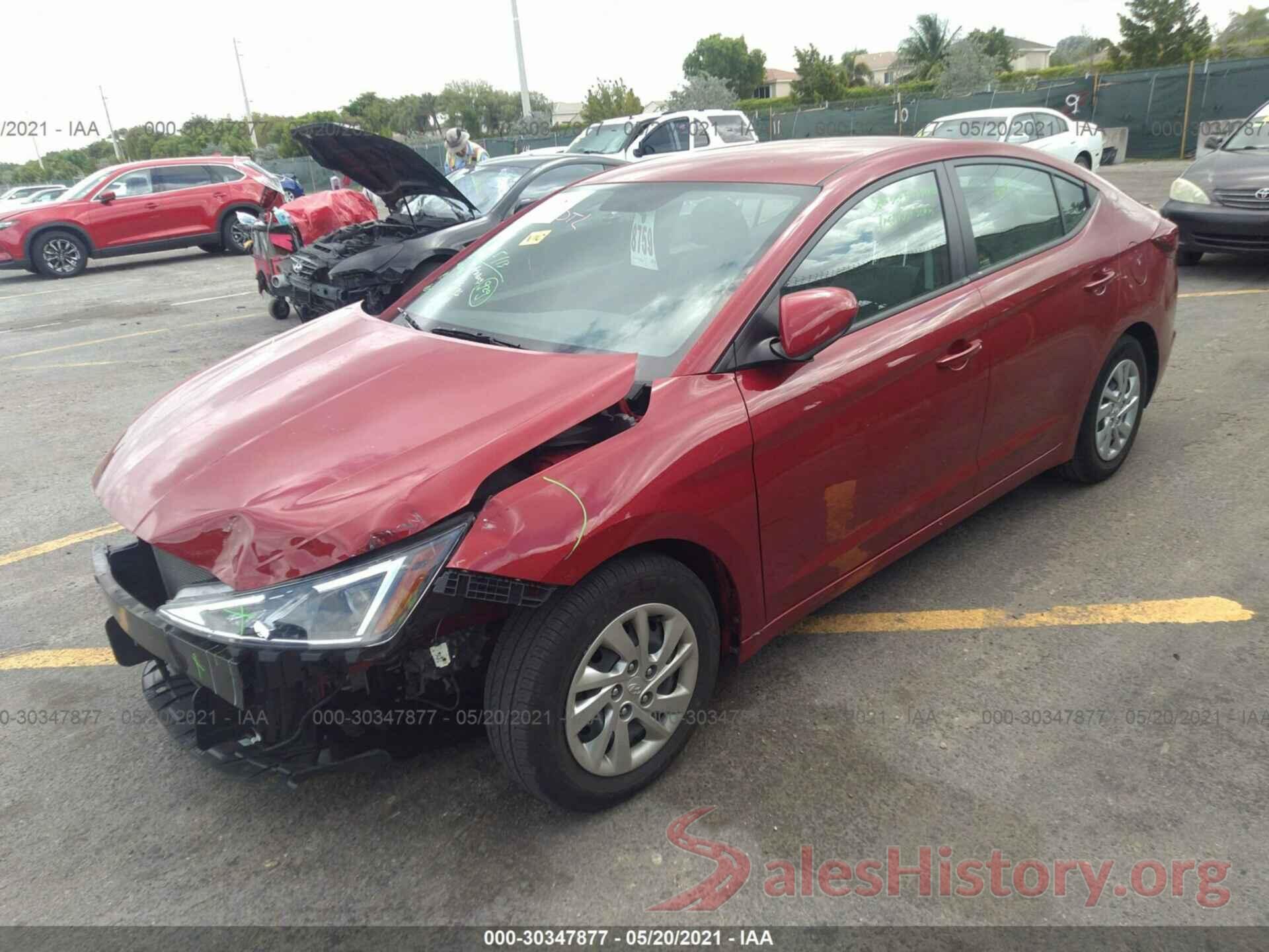 KMHD74LF3KU841970 2019 HYUNDAI ELANTRA